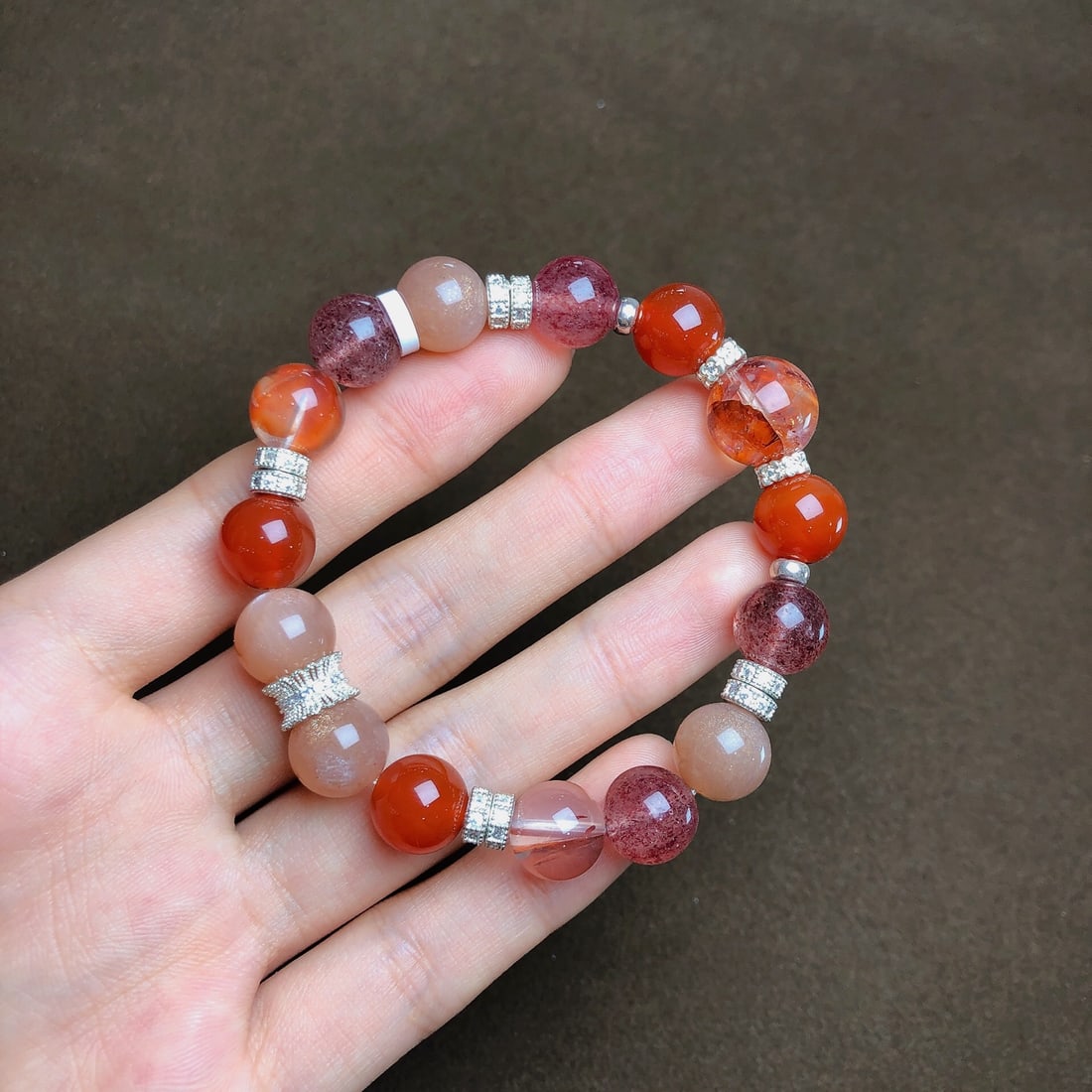 An Exquisite Crystal Bracelets: An Exquisite Crystal Bracelets,Size:10.6mm,Weight:29.5g 水晶手串