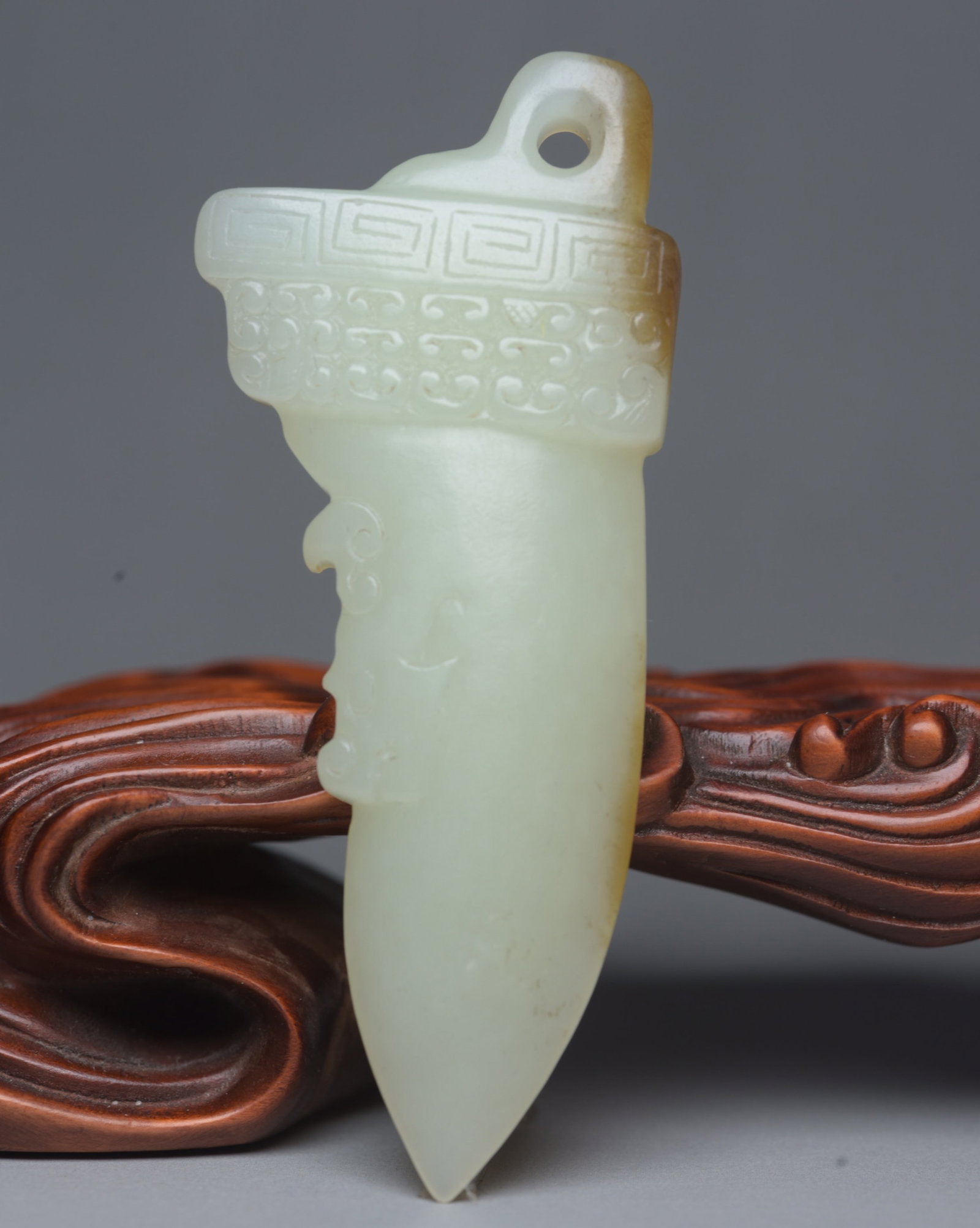 An Exquisite White Jade Sword (1 of 9)