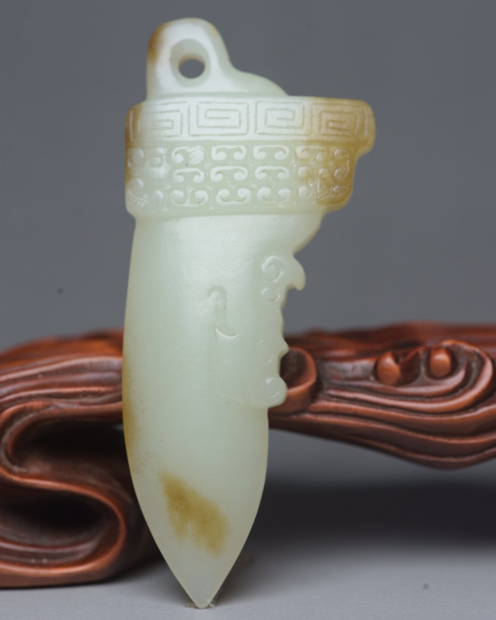 An Exquisite White Jade Sword - 2