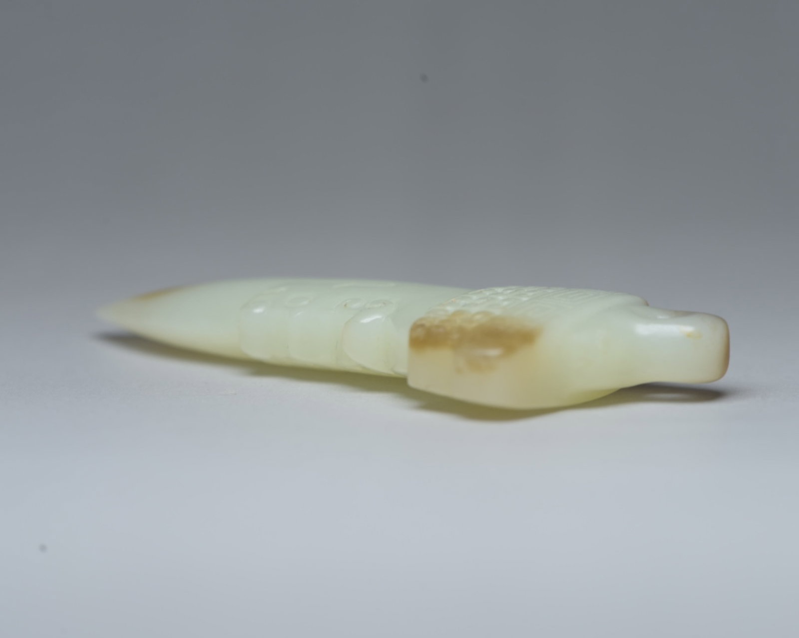 An Exquisite White Jade Sword - 5