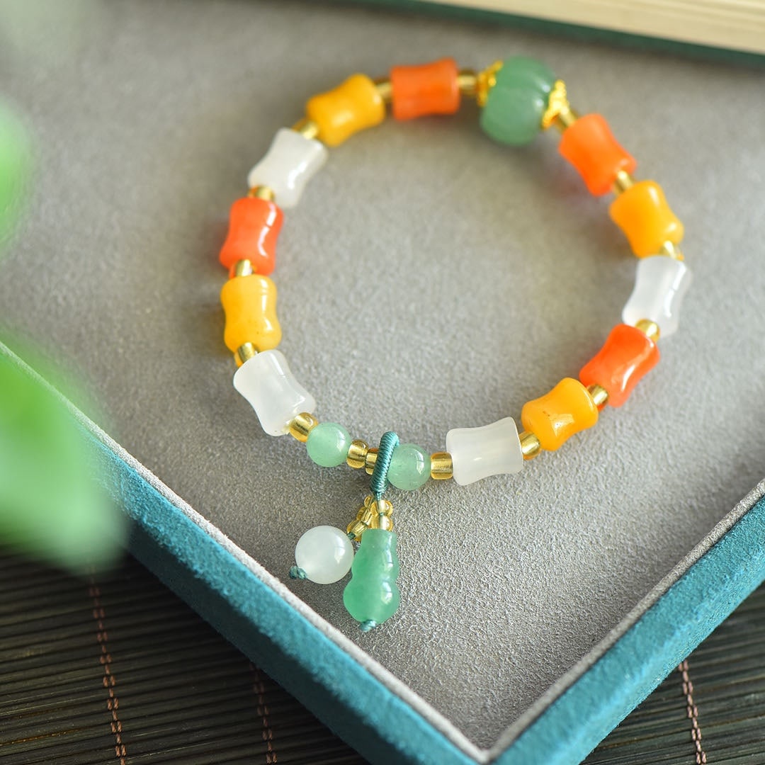 An Exquisite White Jade Bracelet - 5