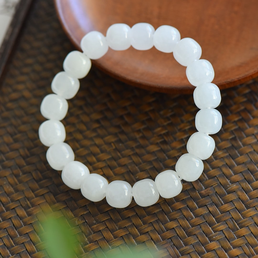 An Exquisite White Jade Bracelets - 3