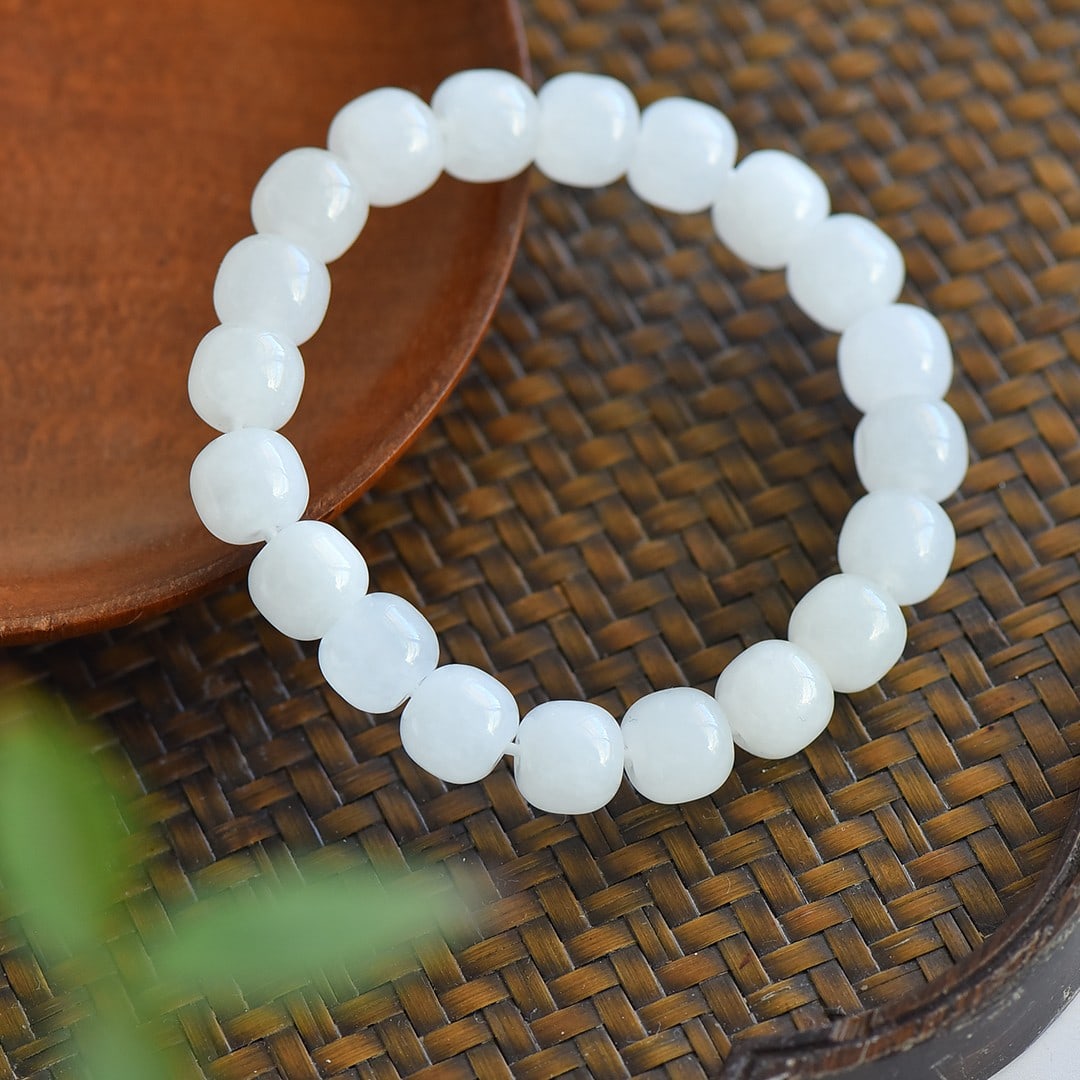An Exquisite White Jade Bracelets - 4