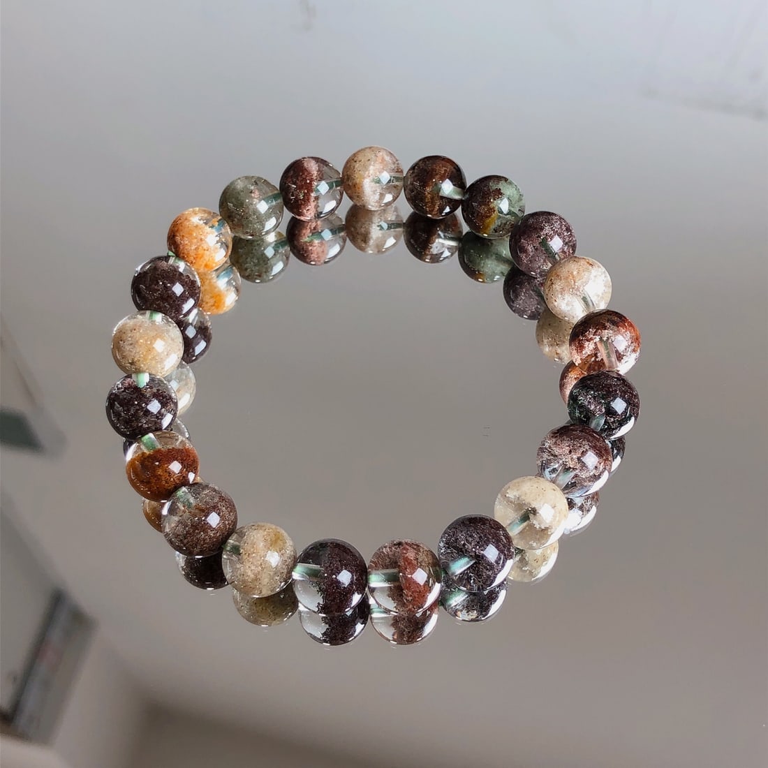 An Exquisite Crystal Bracelets: An Exquisite Crystal Bracelets,Size:9.2mm,Weight:21.7g 水晶手串