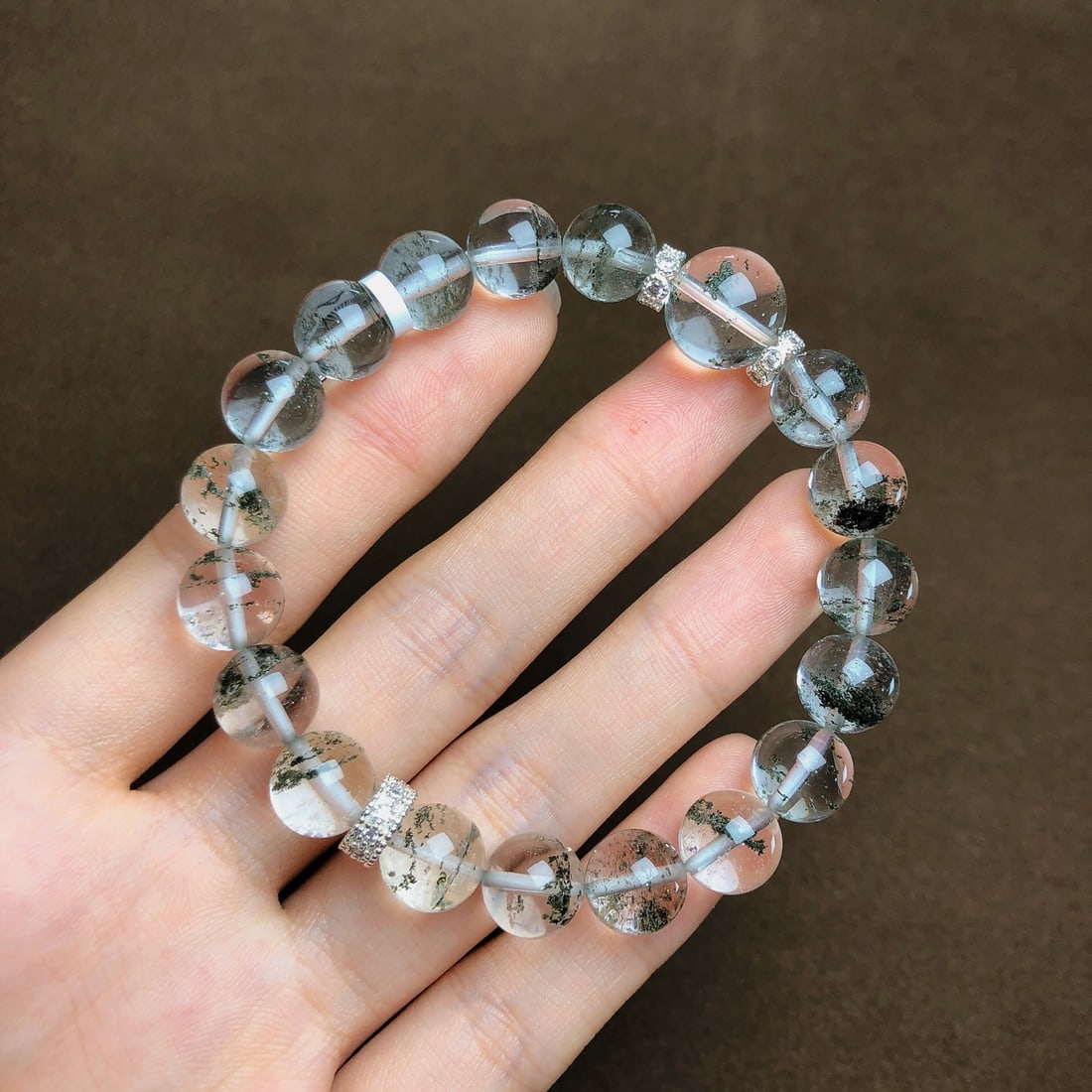 An Exquisite Crystal Bracelets: An Exquisite Crystal Bracelets,Size:9.6mm,Weight:27g 水晶手串