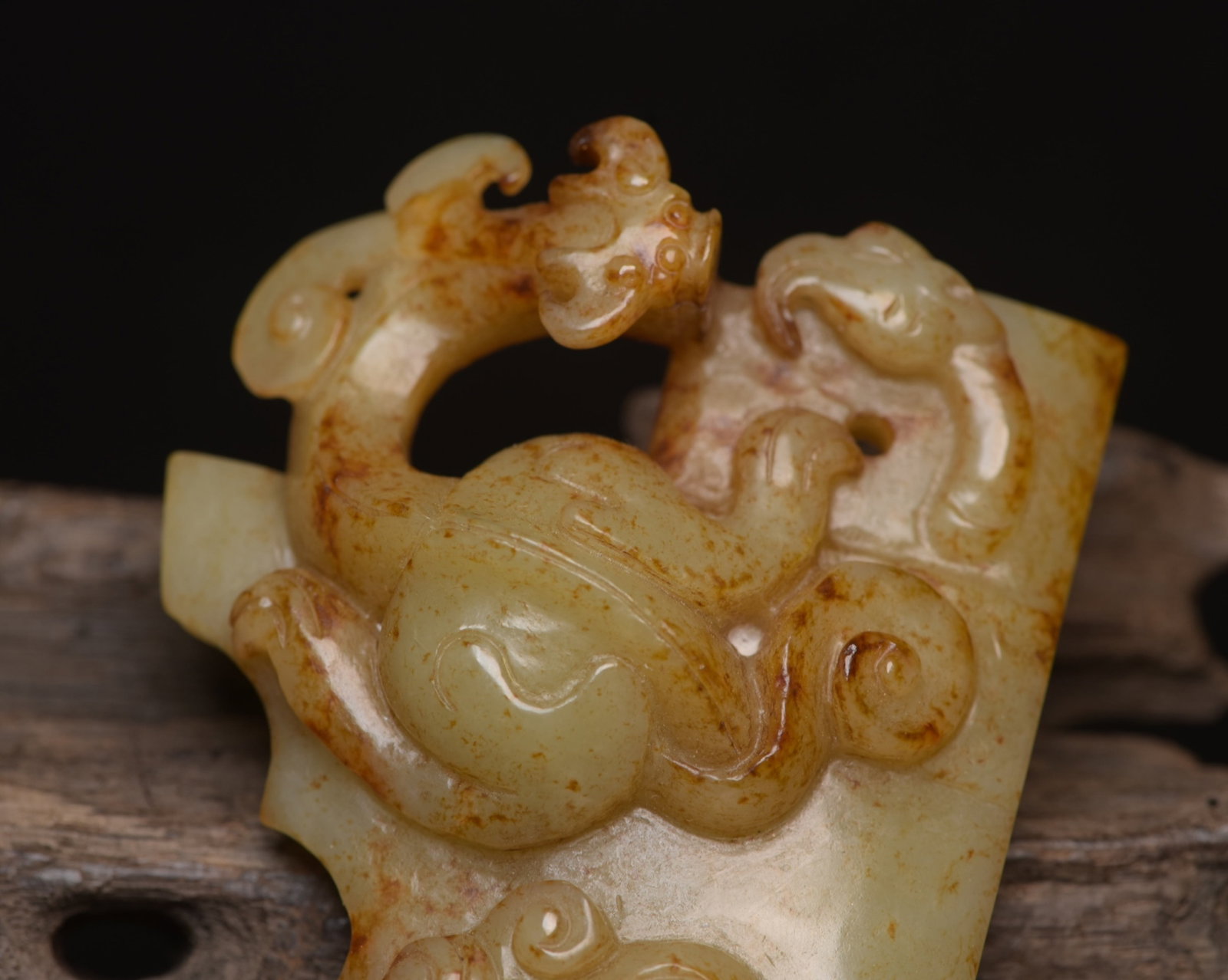 An Exquisite White Jade Dragon Pattern Sword - 5