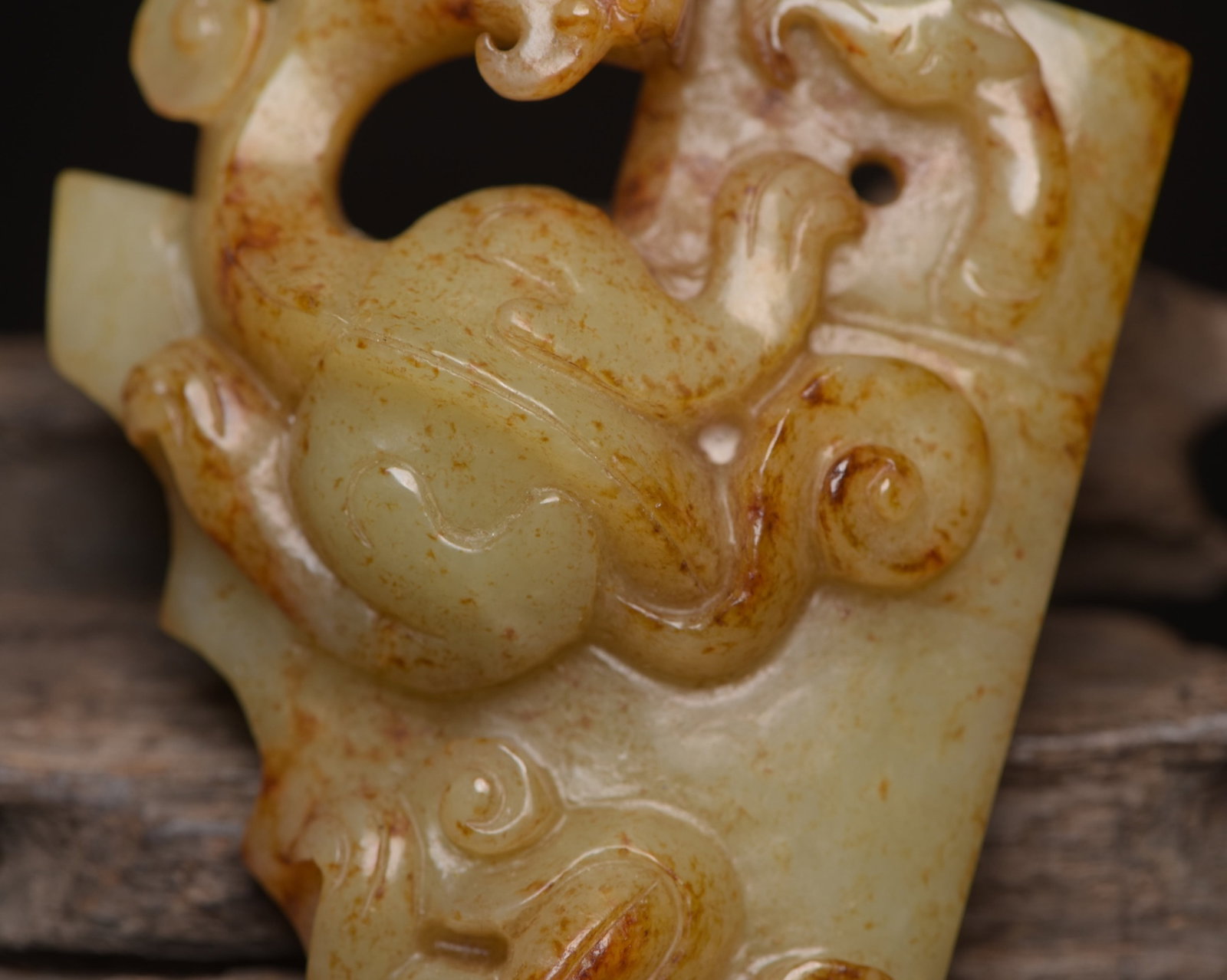 An Exquisite White Jade Dragon Pattern Sword - 6