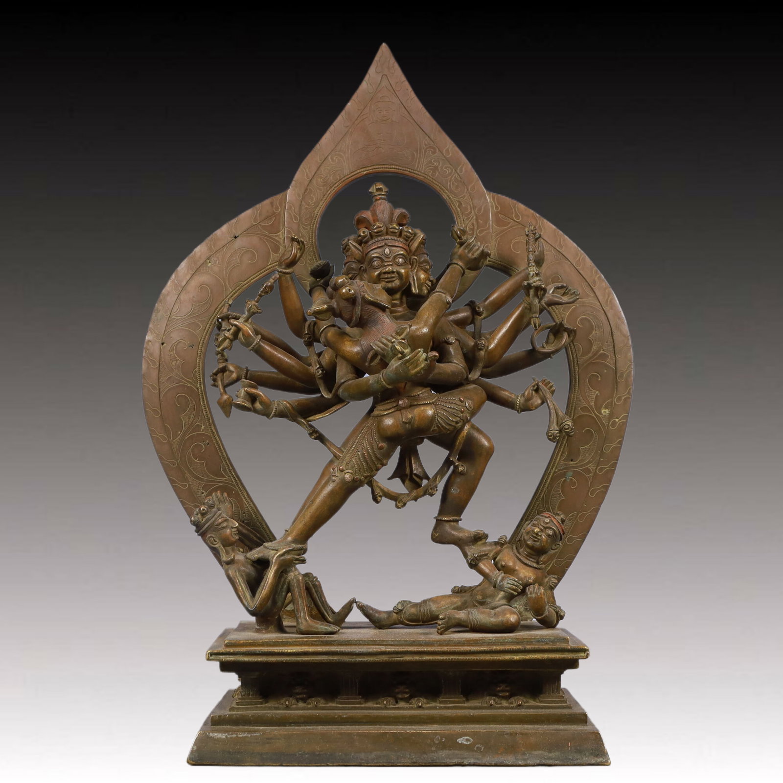A Solemn Bronze Statue of Yamantaka (1 of 9)