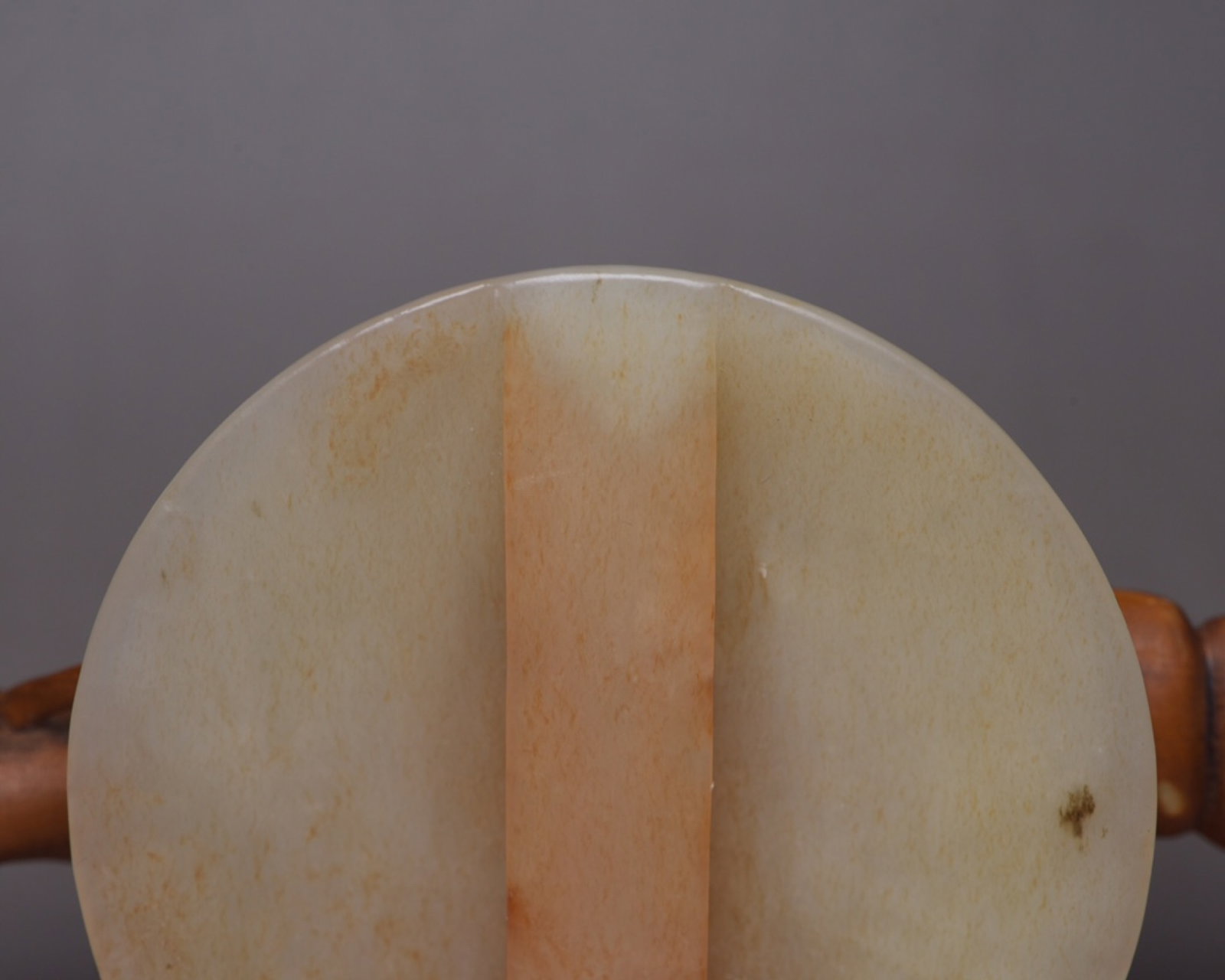 An Exquisite White Jade Beast-Face Pattern Buckle - 6