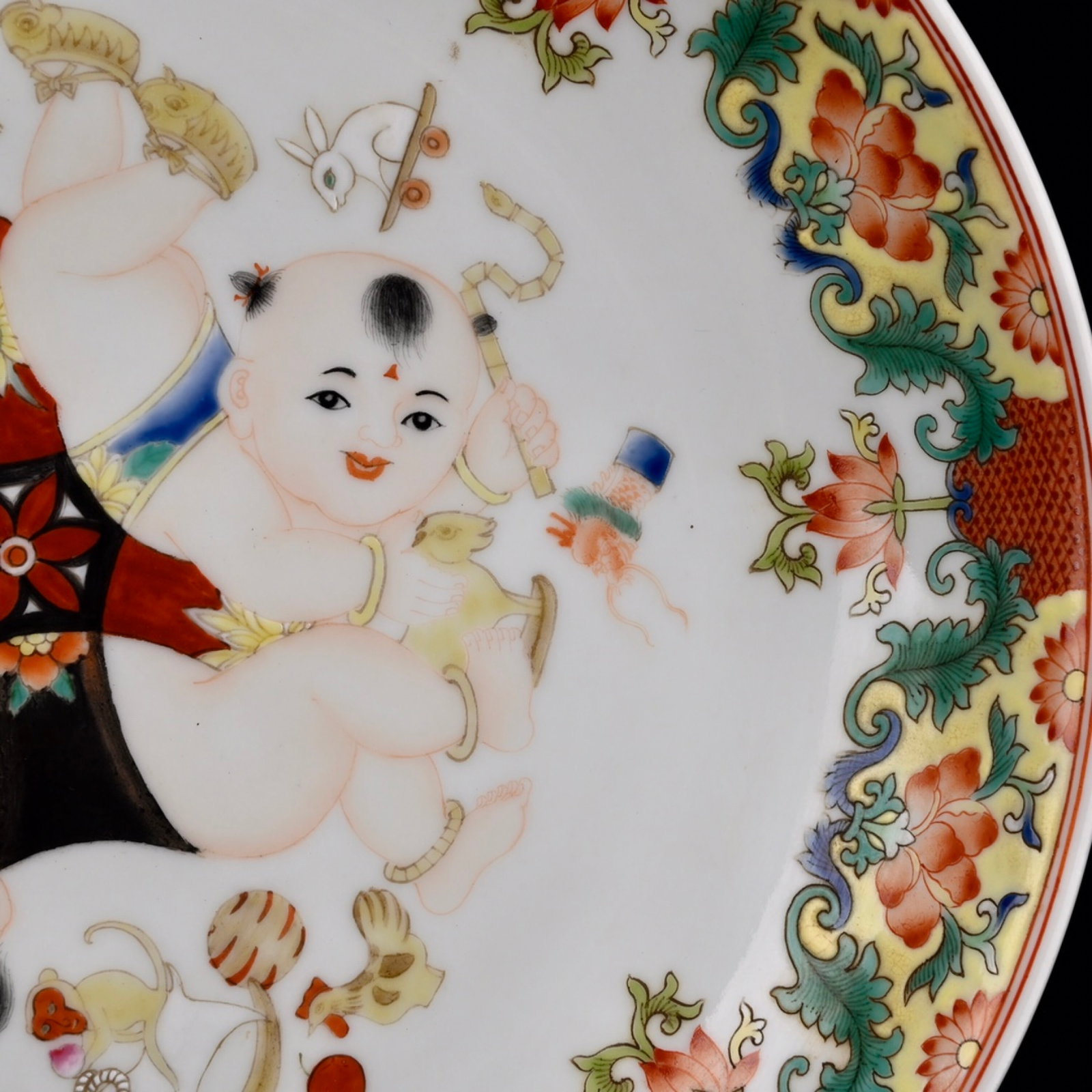 An Exquisite Enamel Figure Pattern Plate - 5