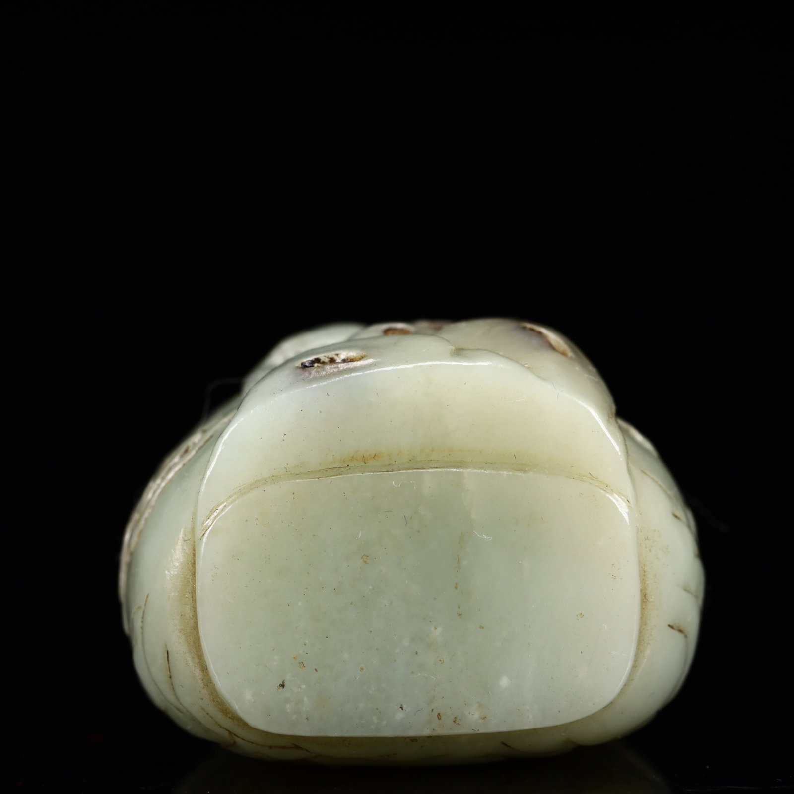 An Exquisite White Jade Figure Pattern Snuff Bottle - 7