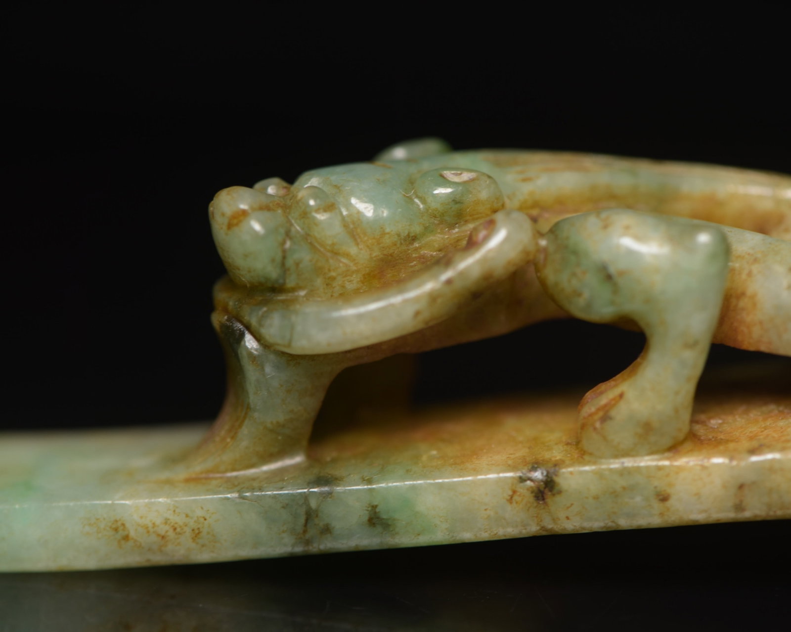 An Exquisite Jadeite Dragon Pattern Ornament - 8