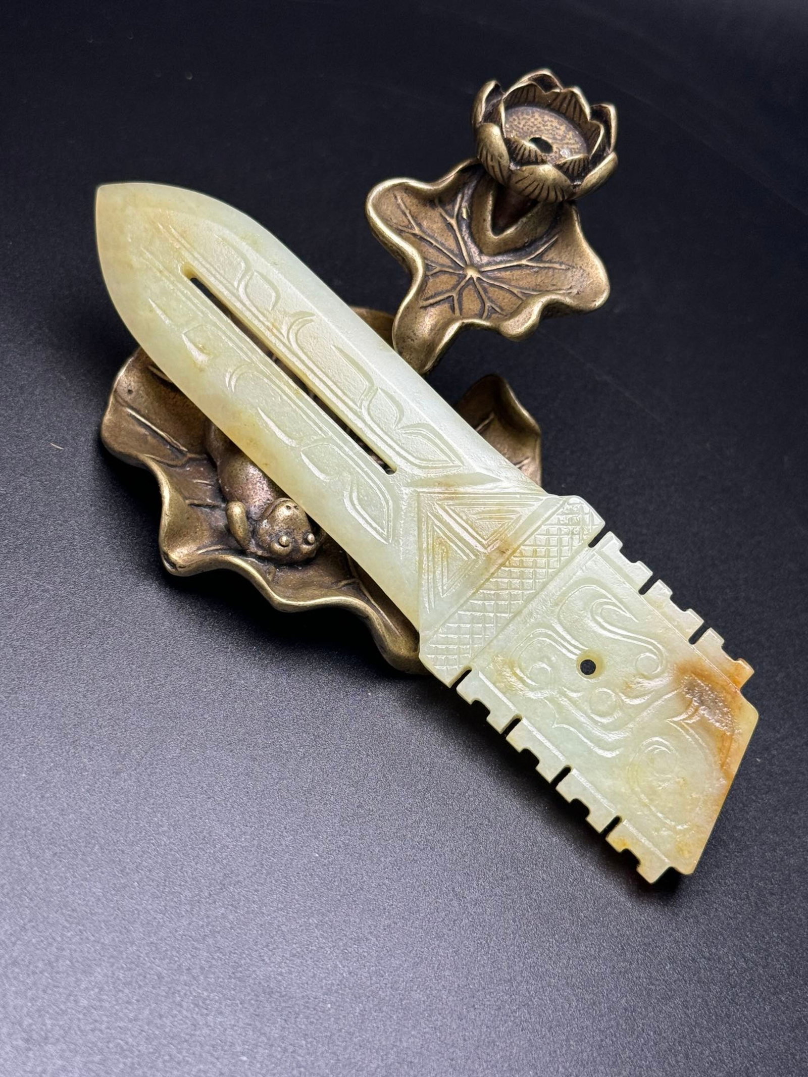 An Exquisite White Jade Sword - 2