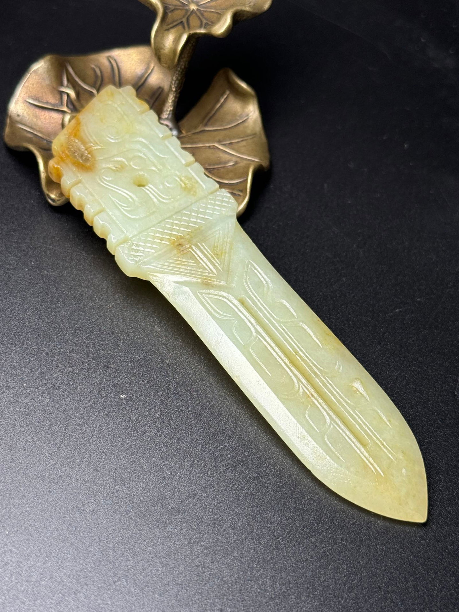 An Exquisite White Jade Sword - 5