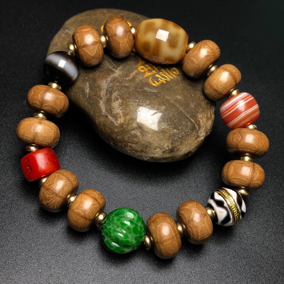 A Precious Dzi Bead Bracelets (1 of 9)