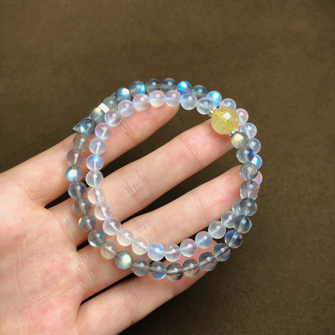 An Exquisite Crystal Bracelets: An Exquisite Crystal Bracelets,Size:5.9mm,9.7mm,Weight:20.8g 水晶手串
