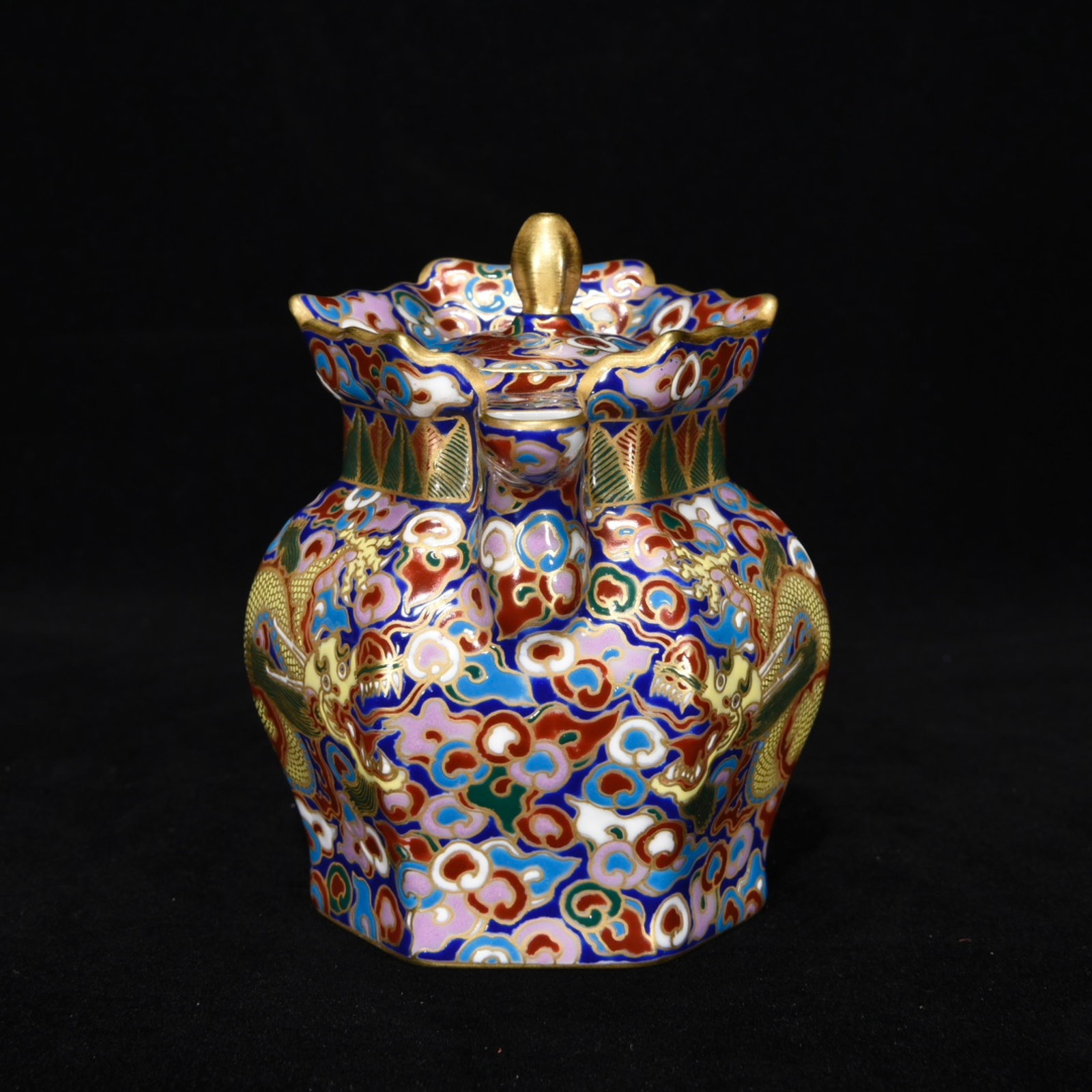 An Exquisite Enamel Dragon Pattern Pot - 2