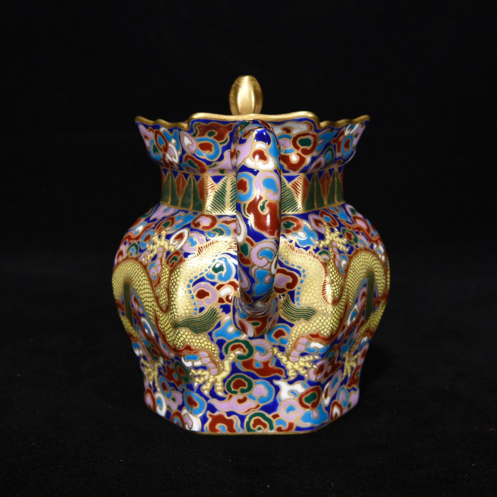 An Exquisite Enamel Dragon Pattern Pot - 3