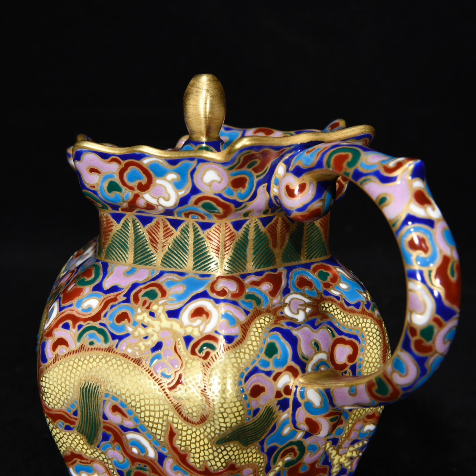 An Exquisite Enamel Dragon Pattern Pot - 4