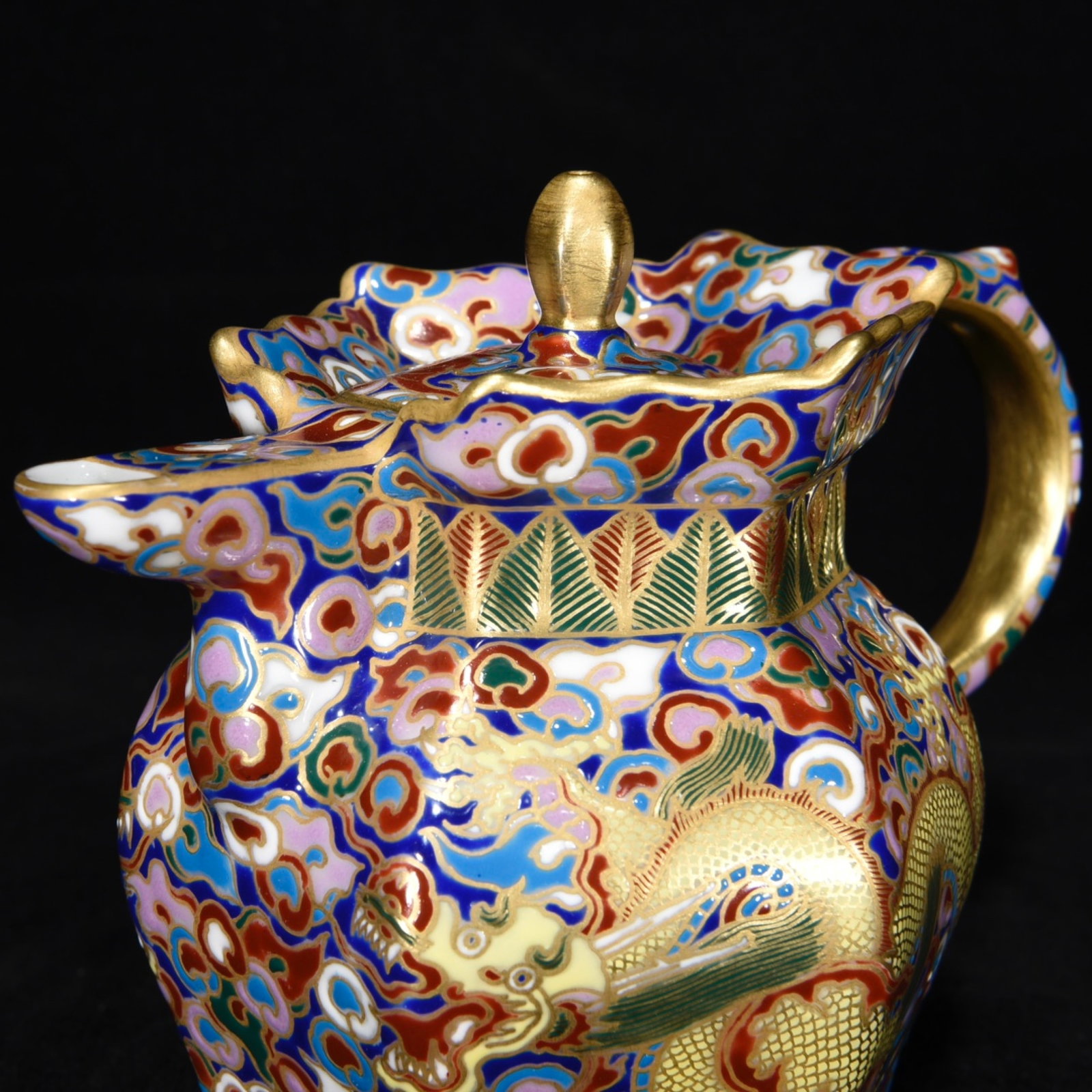 An Exquisite Enamel Dragon Pattern Pot - 5