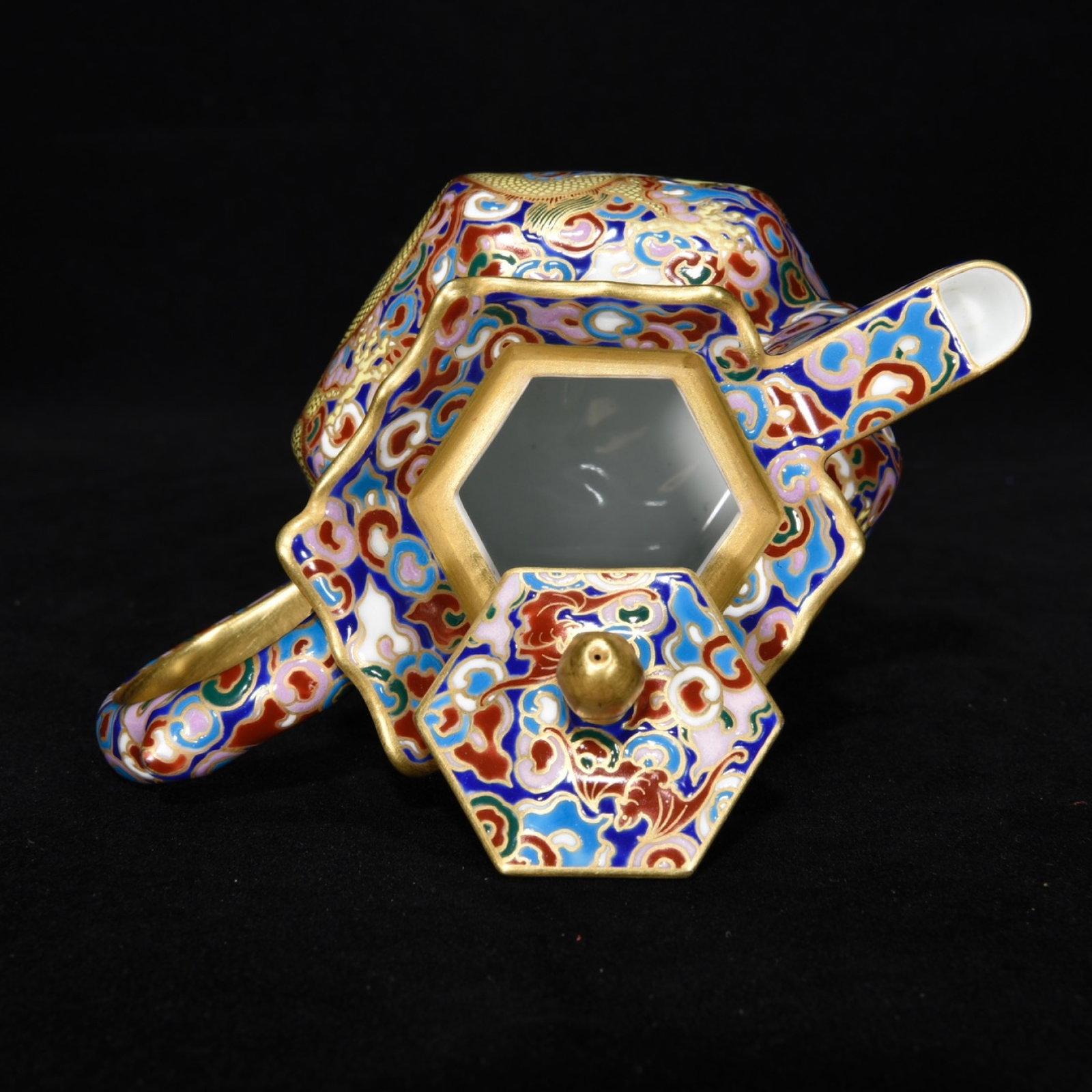An Exquisite Enamel Dragon Pattern Pot - 8