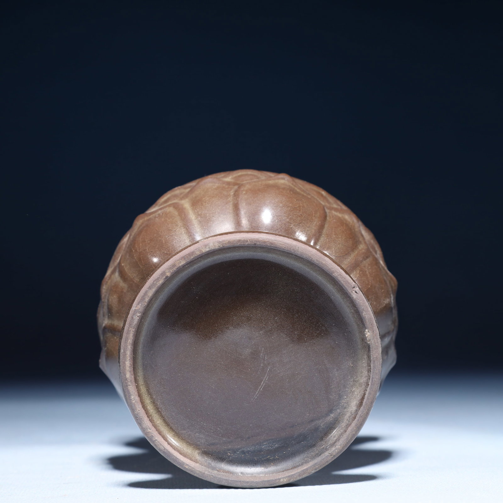 An Exquisite Brown Glazed Dog Pattern Jar - 7