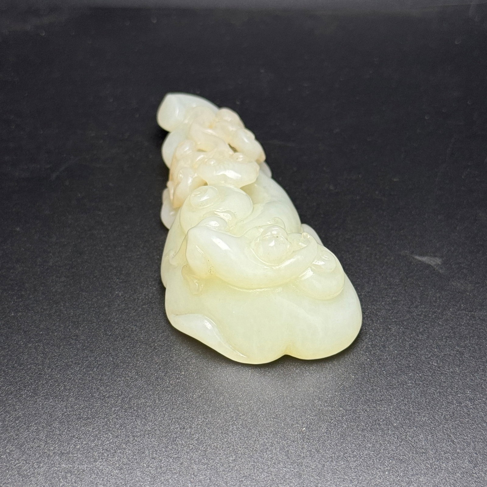 An Exquisite White Jade Ganoderma lucidum Pattern Ruyi - 5