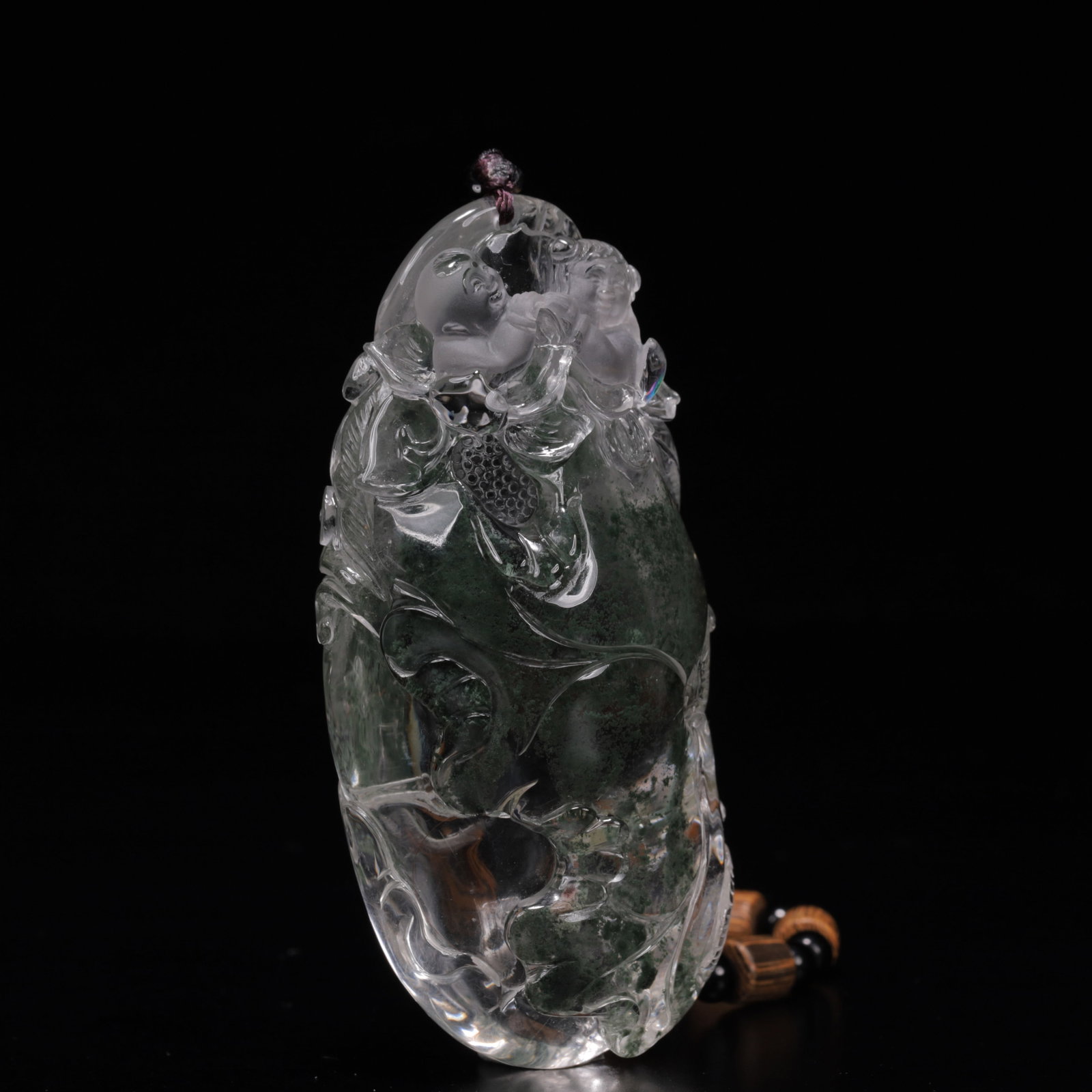 An Exquisite Crystal Figure Pattern Pendant - 10