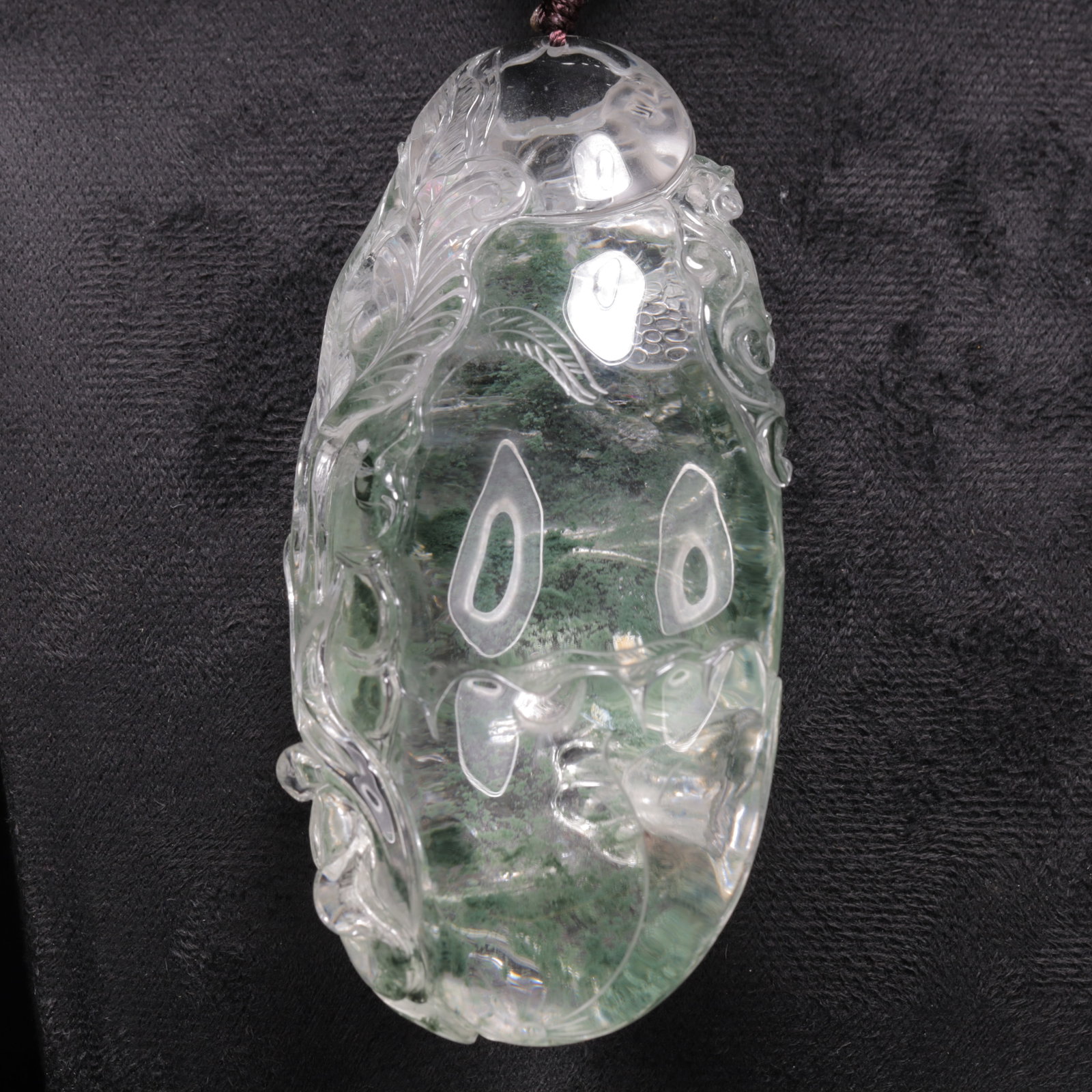 An Exquisite Crystal Figure Pattern Pendant - 5