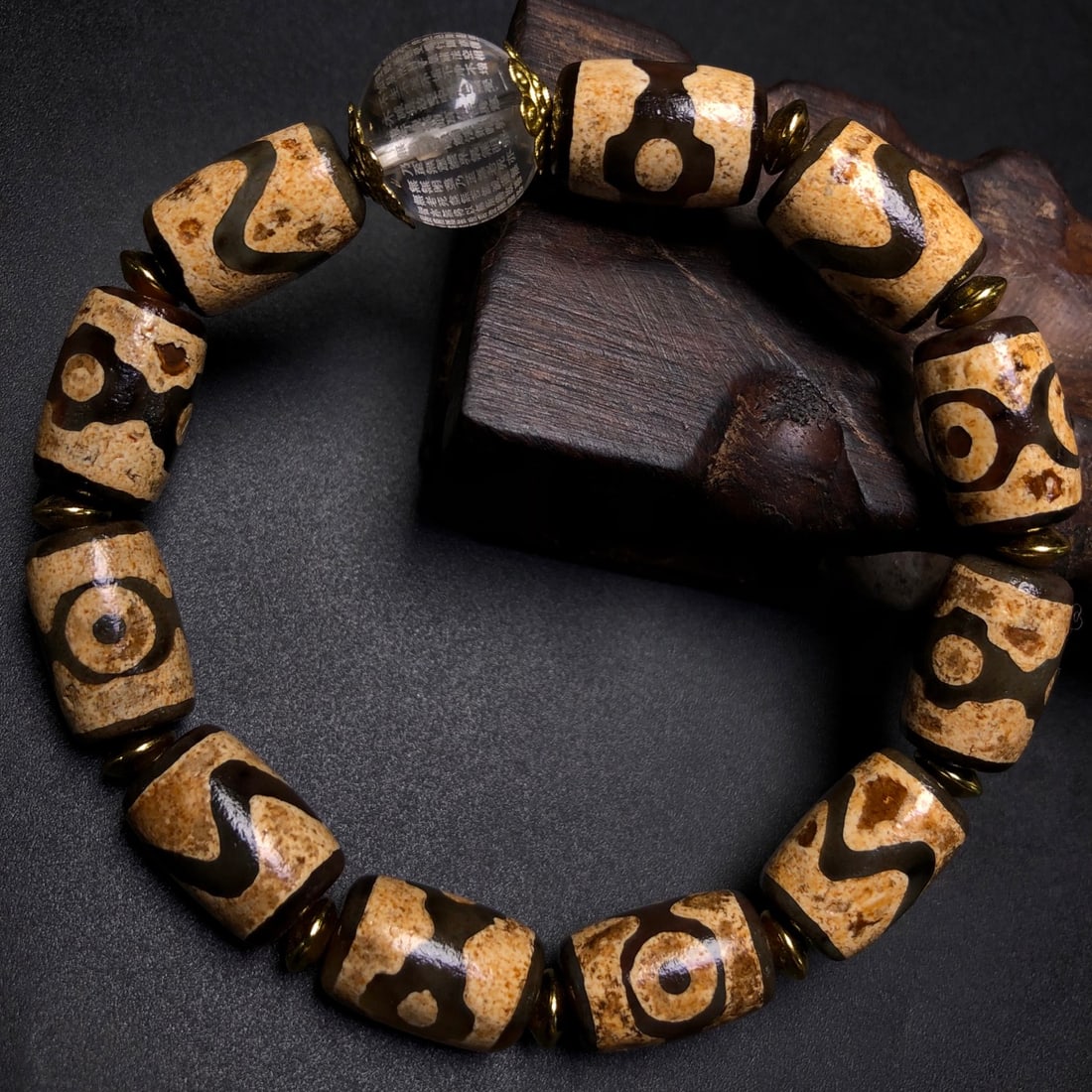 A Precious Dzi Bead Bracelets (1 of 9)