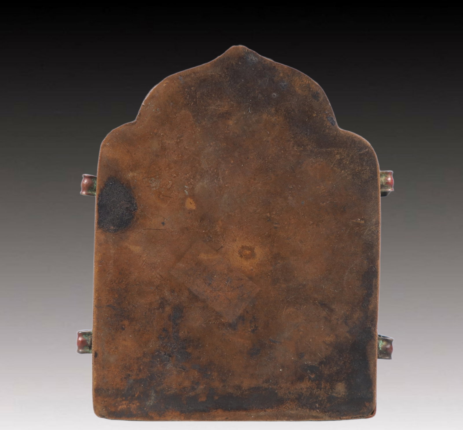 A Rare Bronze Flower Pattern Niche - 4
