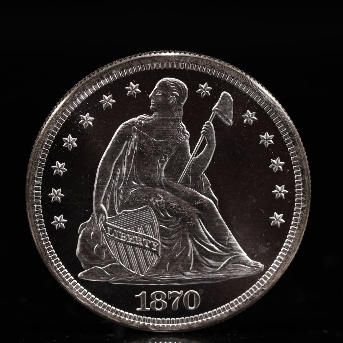 USA One Dollar 1870 Coin