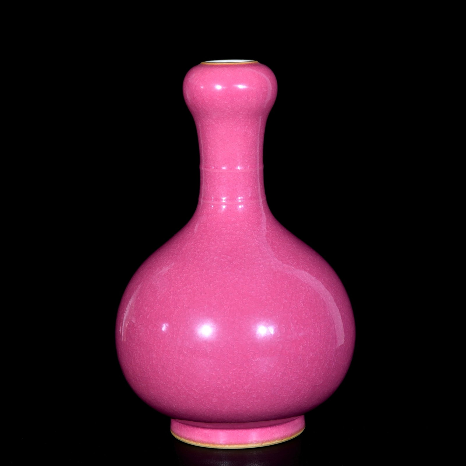 A Rare Ruby Red Glazed Vase - 5
