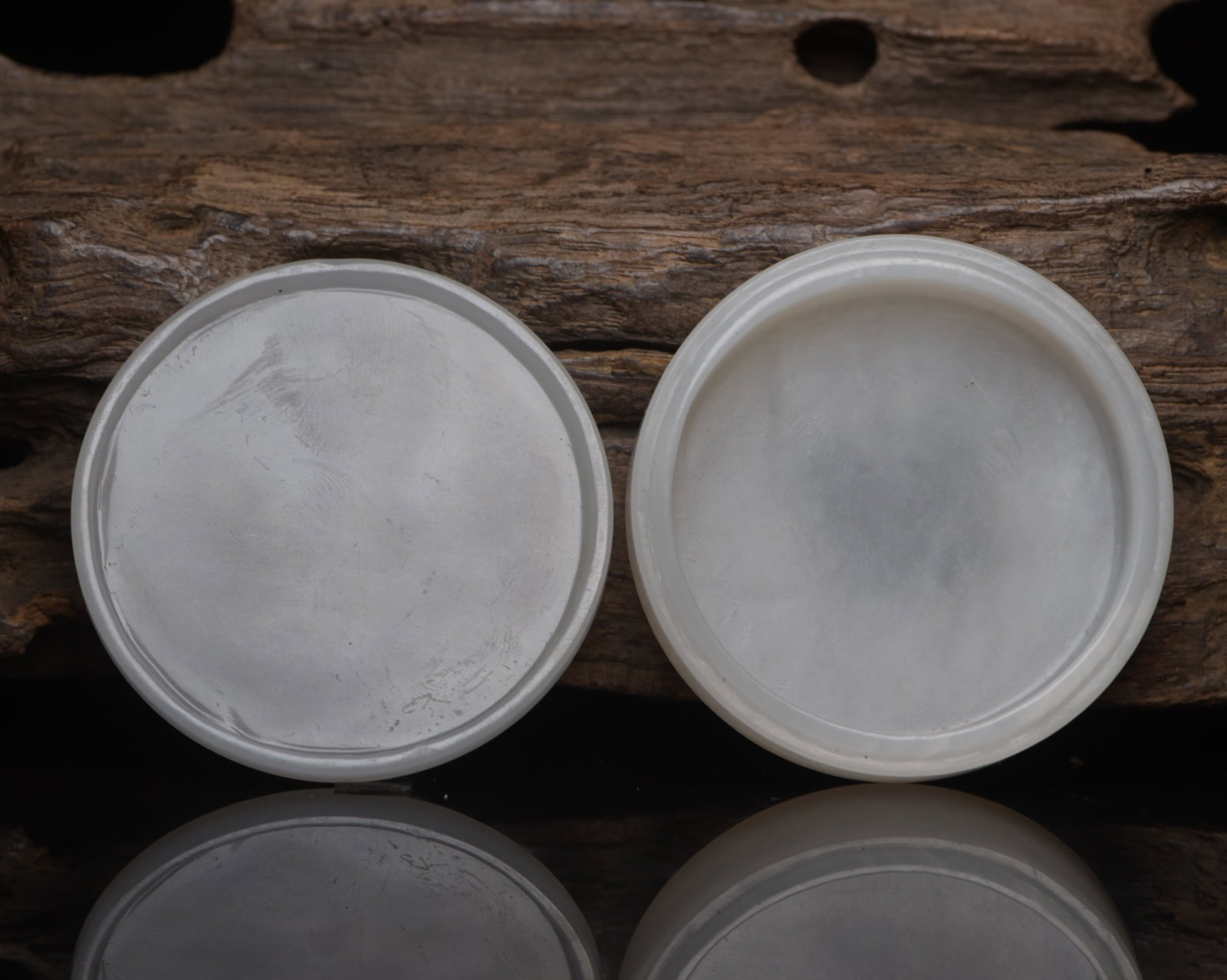 An Exquisite White Jade Bamboo Pattern Box - 6