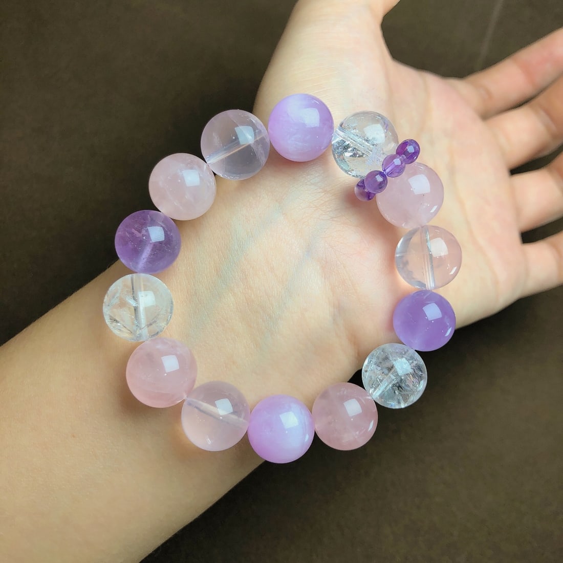 An Exquisite Crystal Kunzite Bracelets - 2