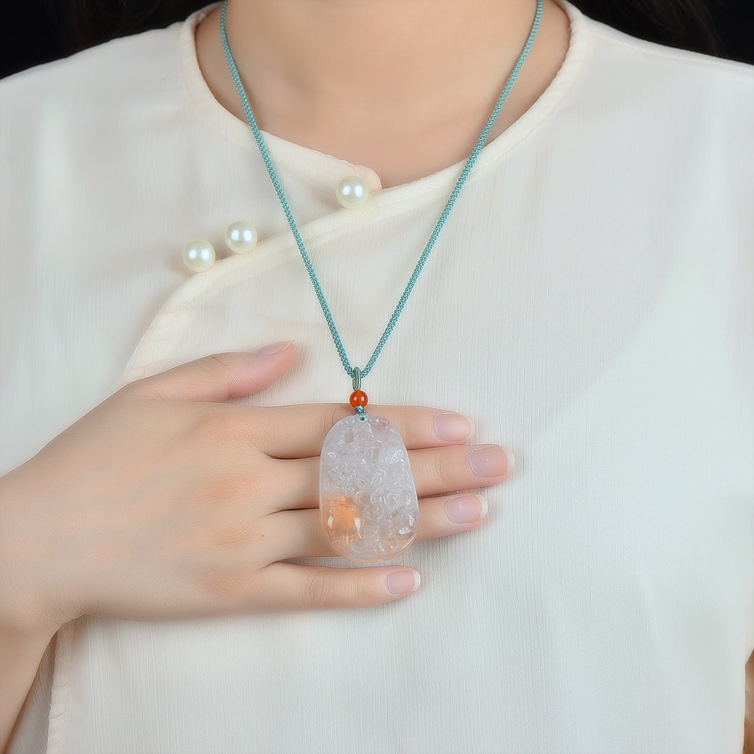 An Exquisite White Jade Pendant (1 of 3)