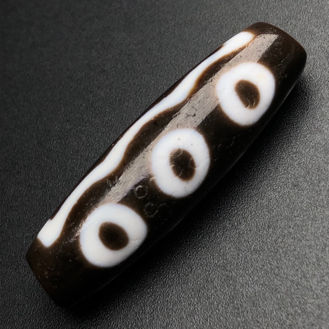 An Exquisite Five Eyes Dzi Bead Pendant - 6