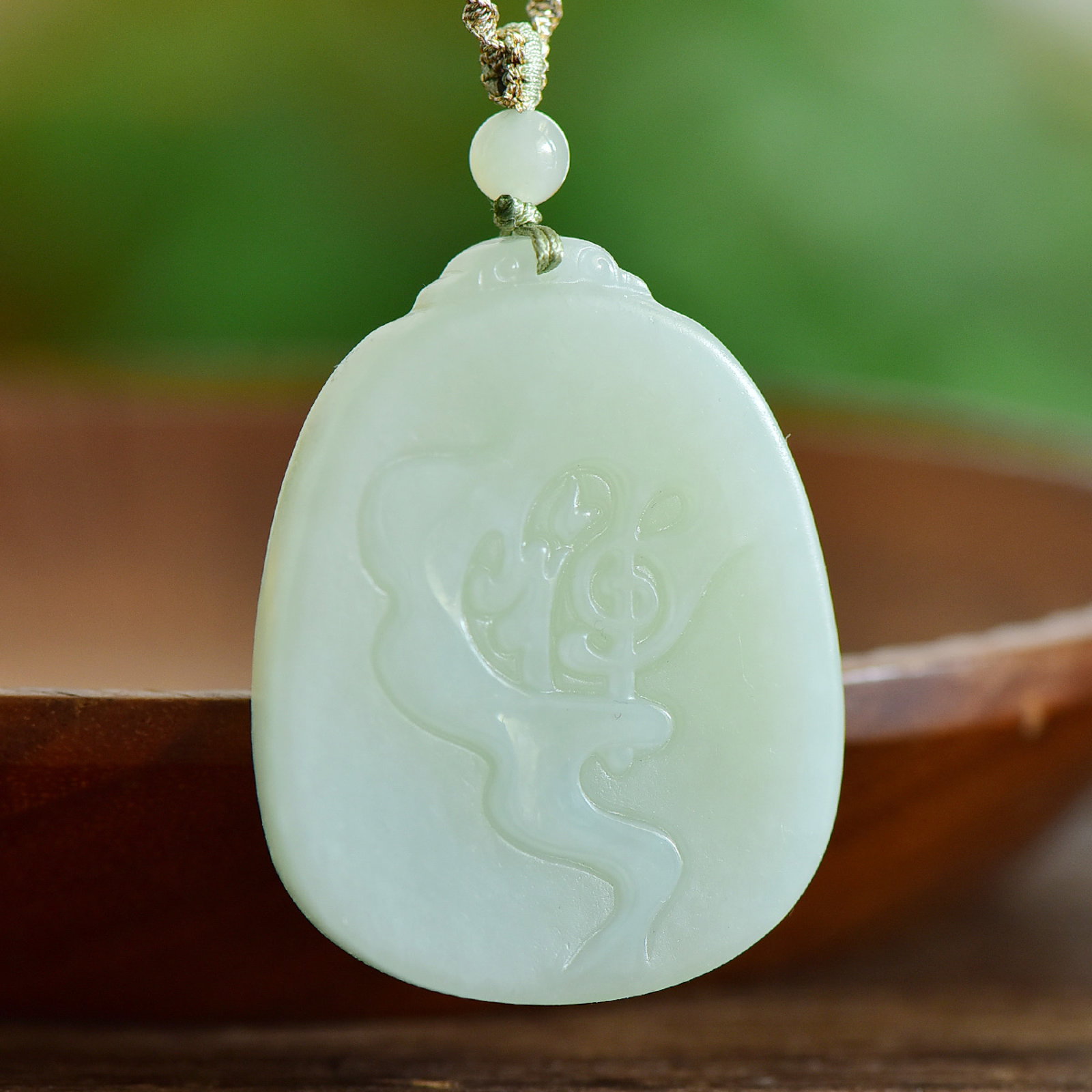 An Exquisite White Jade Maitreya Buddha Pendant - 5