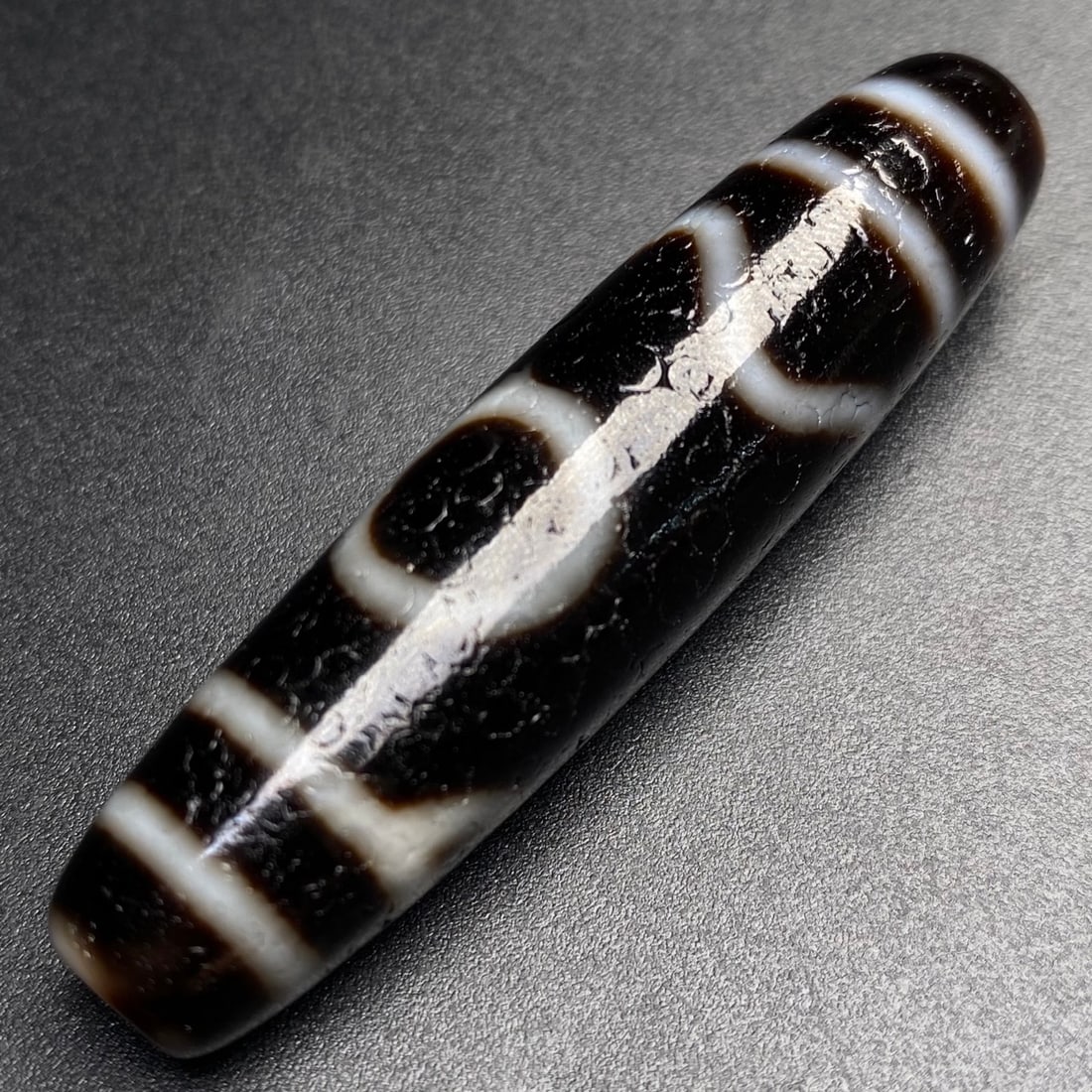 An Exquisite Dzi Bead Pendant - 6