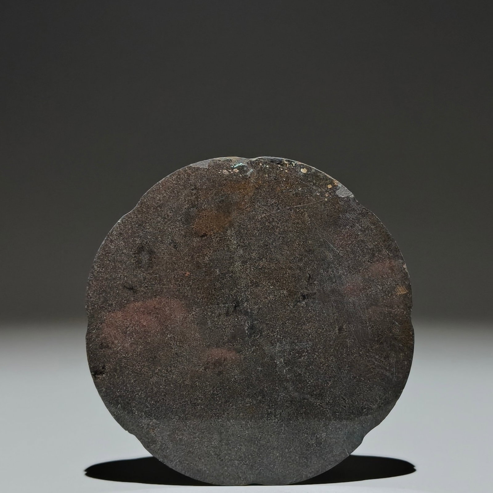 An Archaic Bronze Figure Phoenix Pattern Mirror - 7
