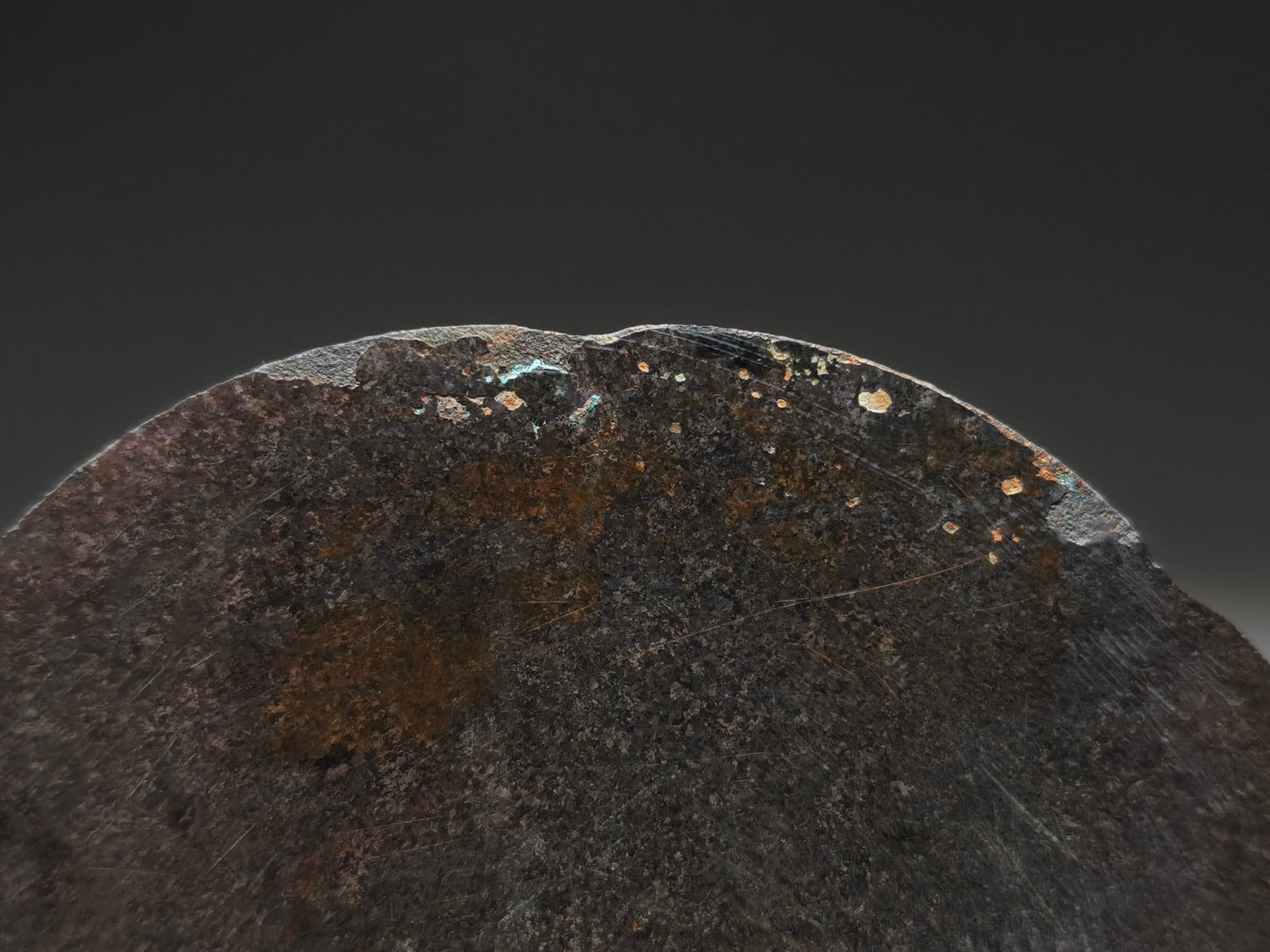 An Archaic Bronze Figure Phoenix Pattern Mirror - 8