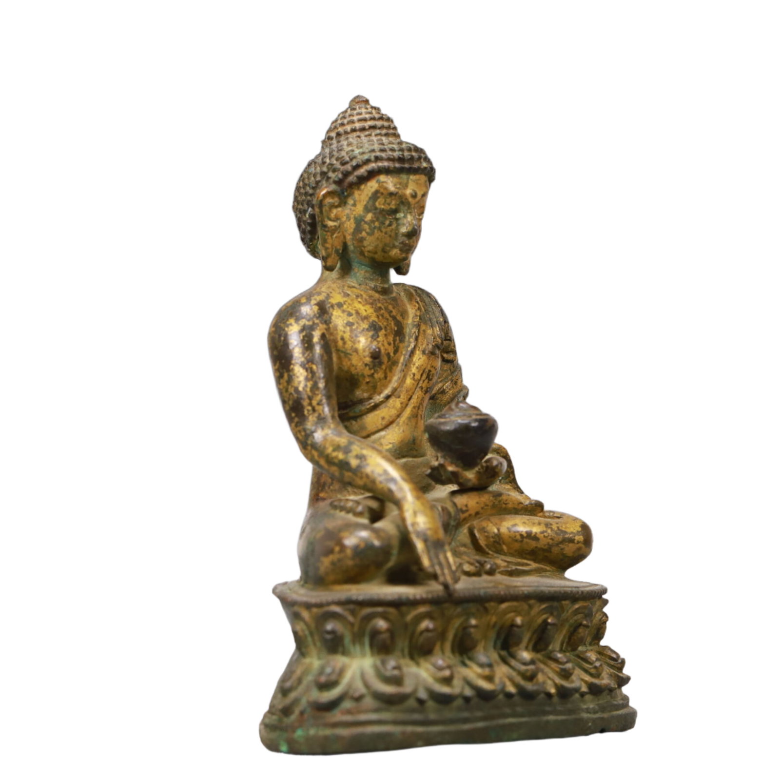An Excellent Gilt-Bronze Figure Of Buddha Shakyamuni - 6