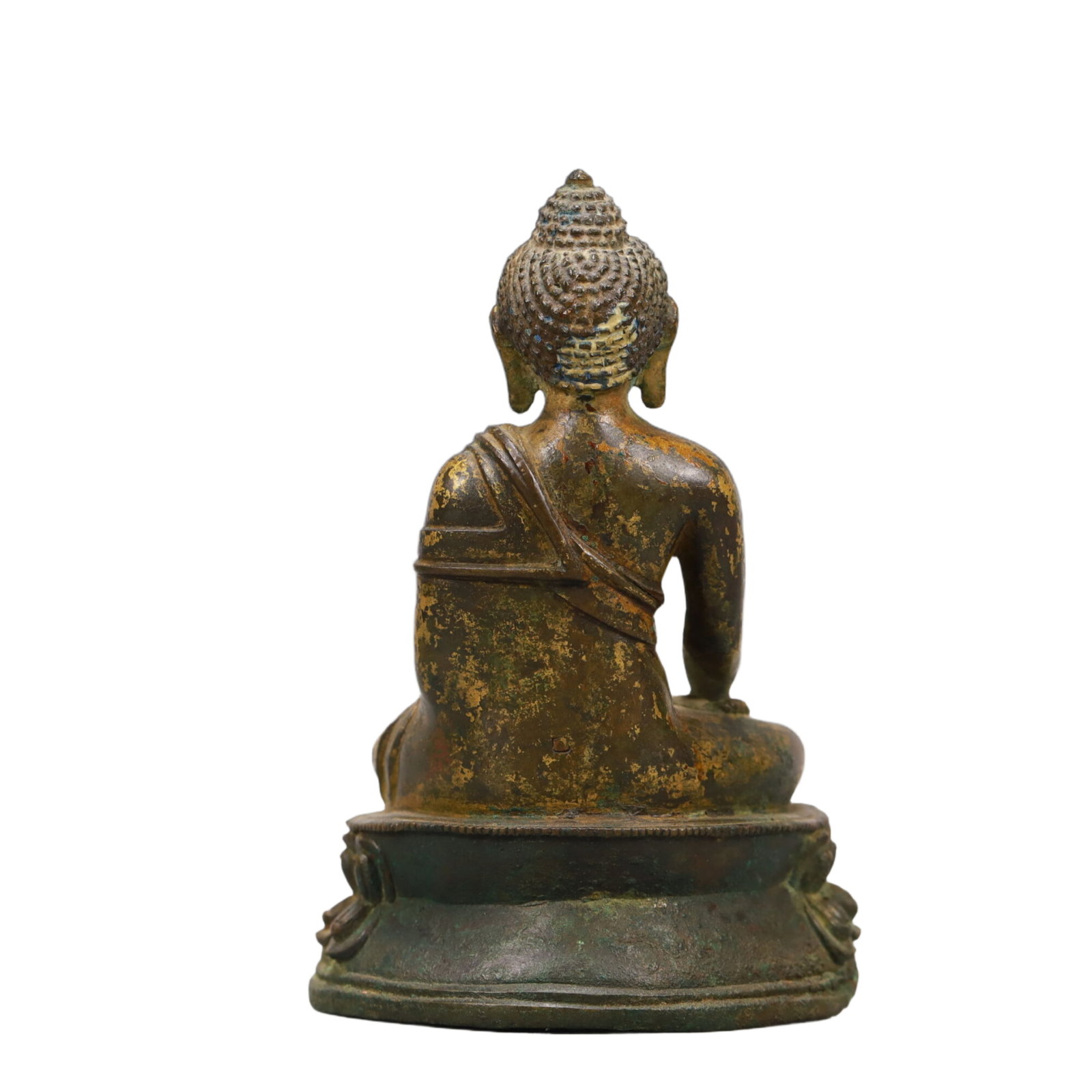 An Excellent Gilt-Bronze Figure Of Buddha Shakyamuni - 8