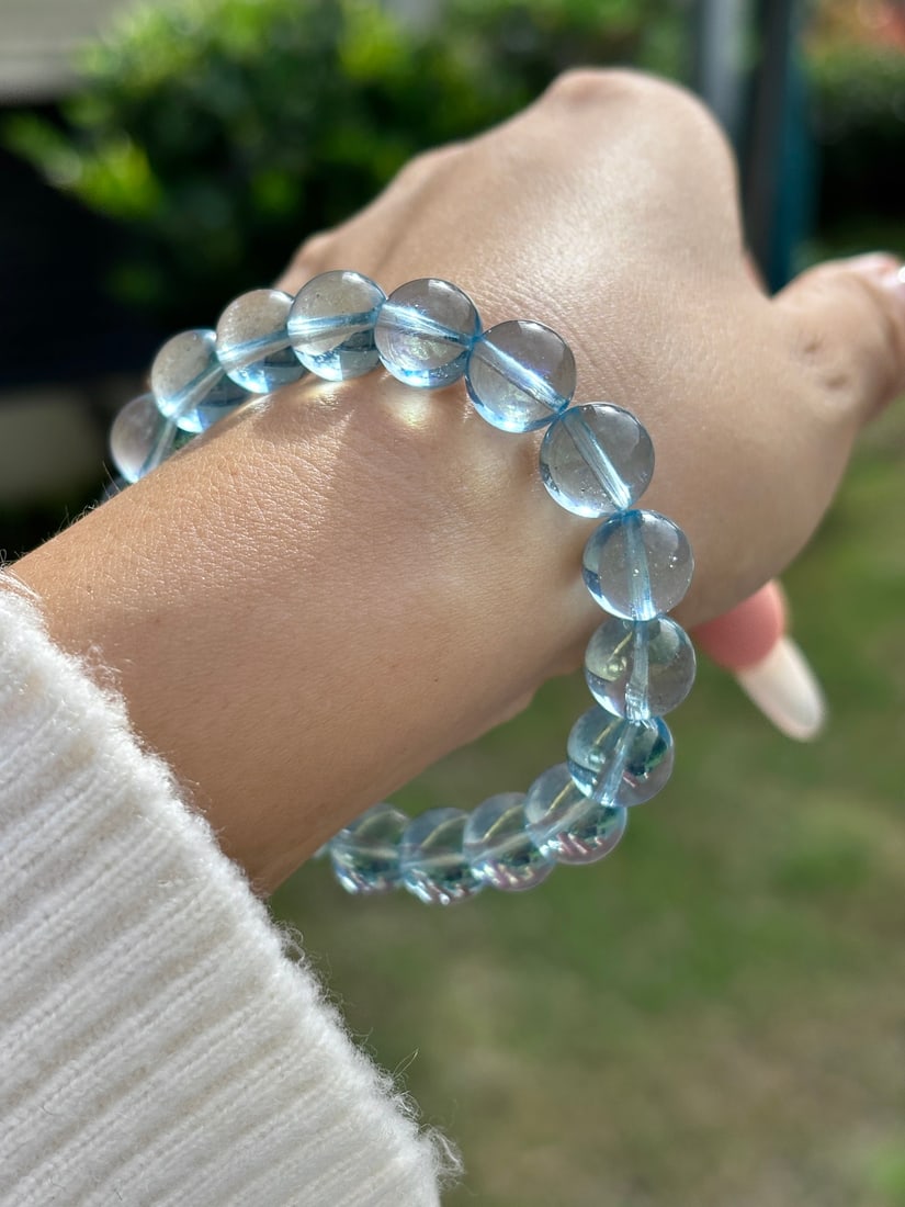 An Exquisite Aquamarine Bracelets - 4