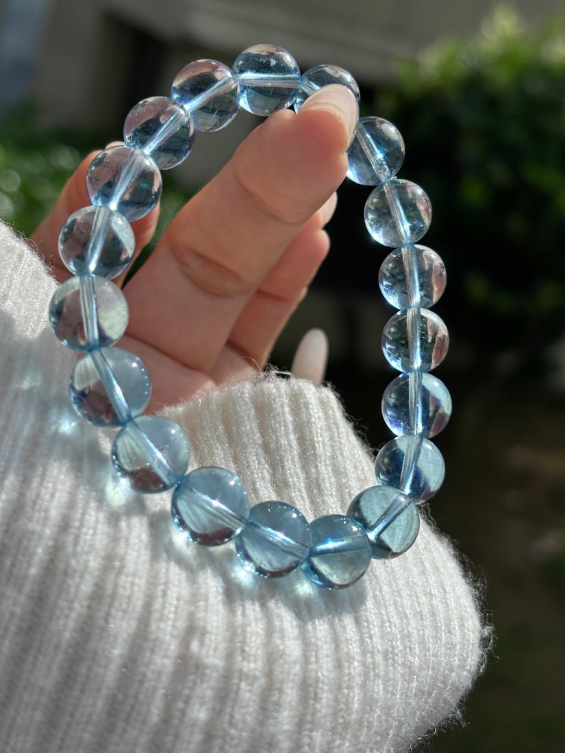 An Exquisite Aquamarine Bracelets - 6