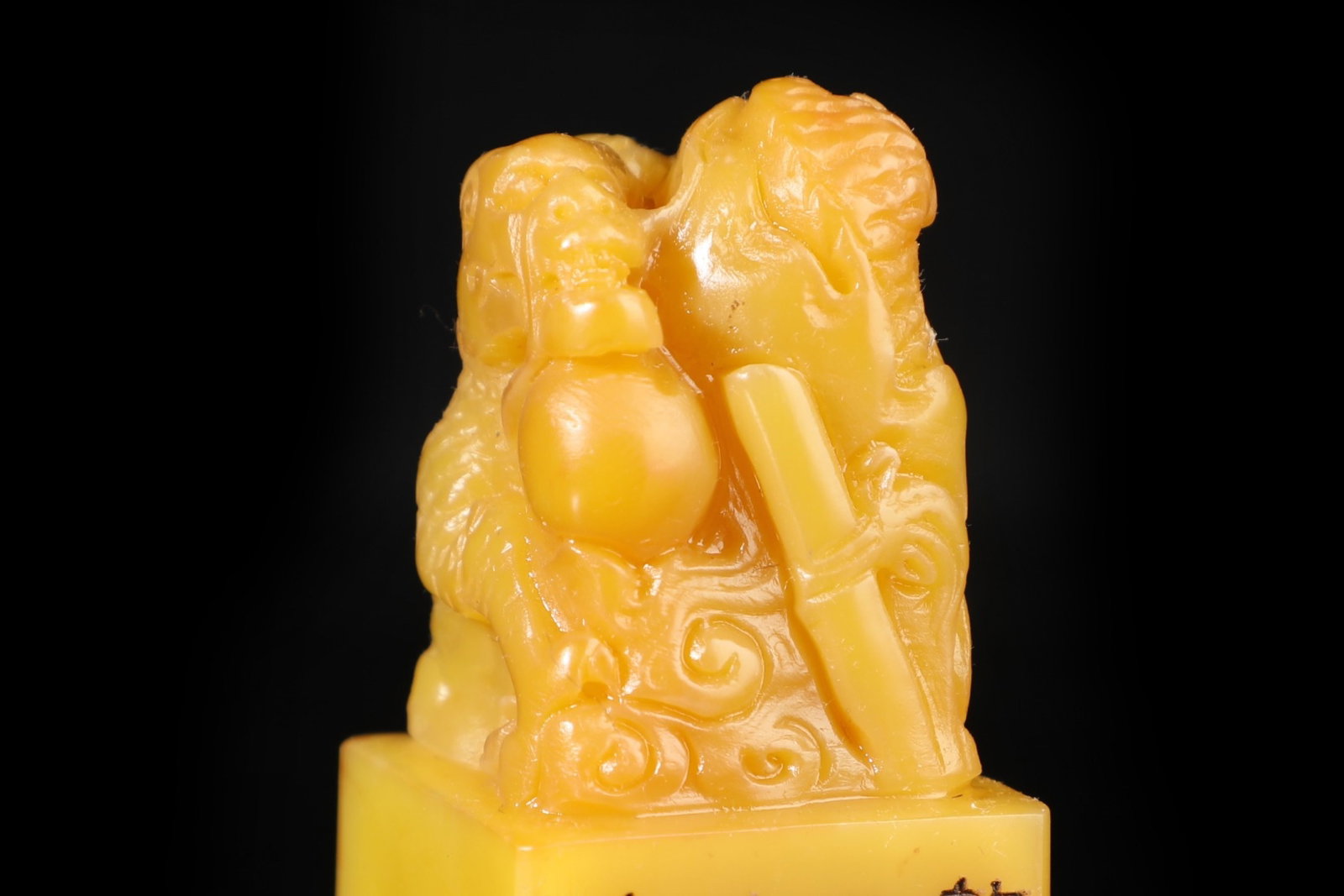 An Exquisite Tianhuang Stone Auspicious Beast Pattern Seal - 3
