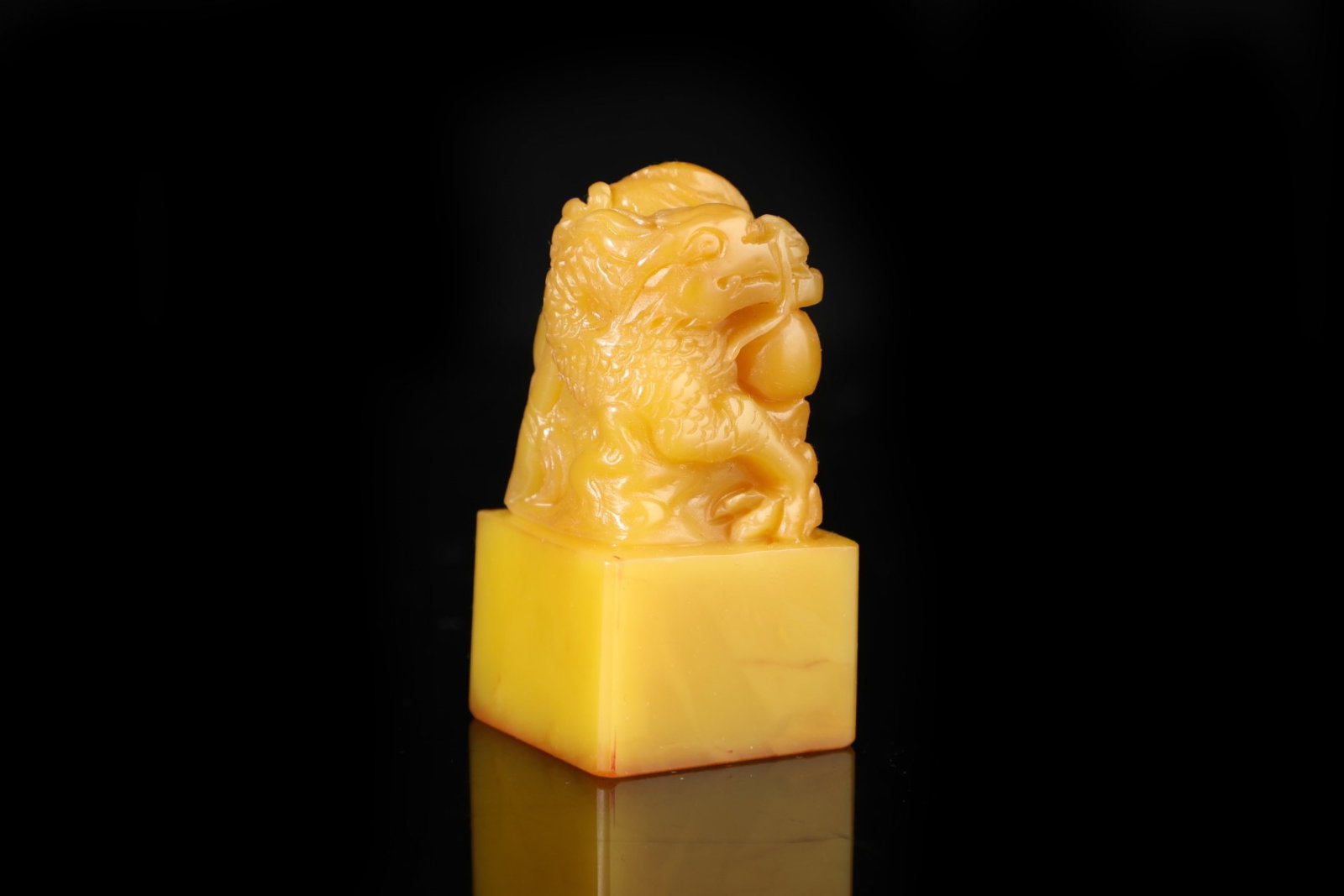 An Exquisite Tianhuang Stone Auspicious Beast Pattern Seal - 8