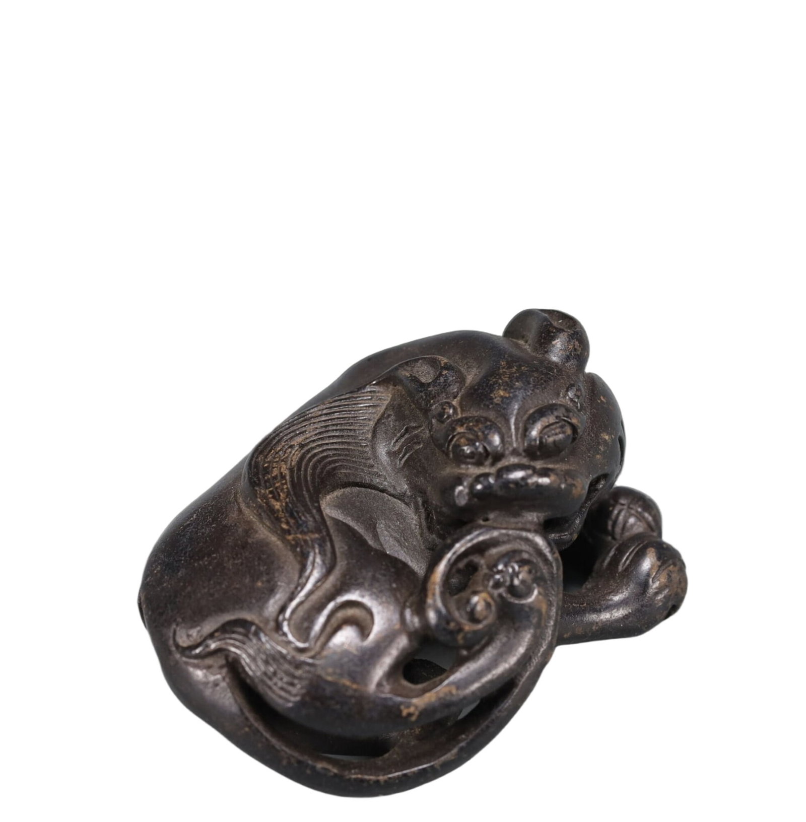 An Exquisite Bronze Auspicious Beast Ornament - 2