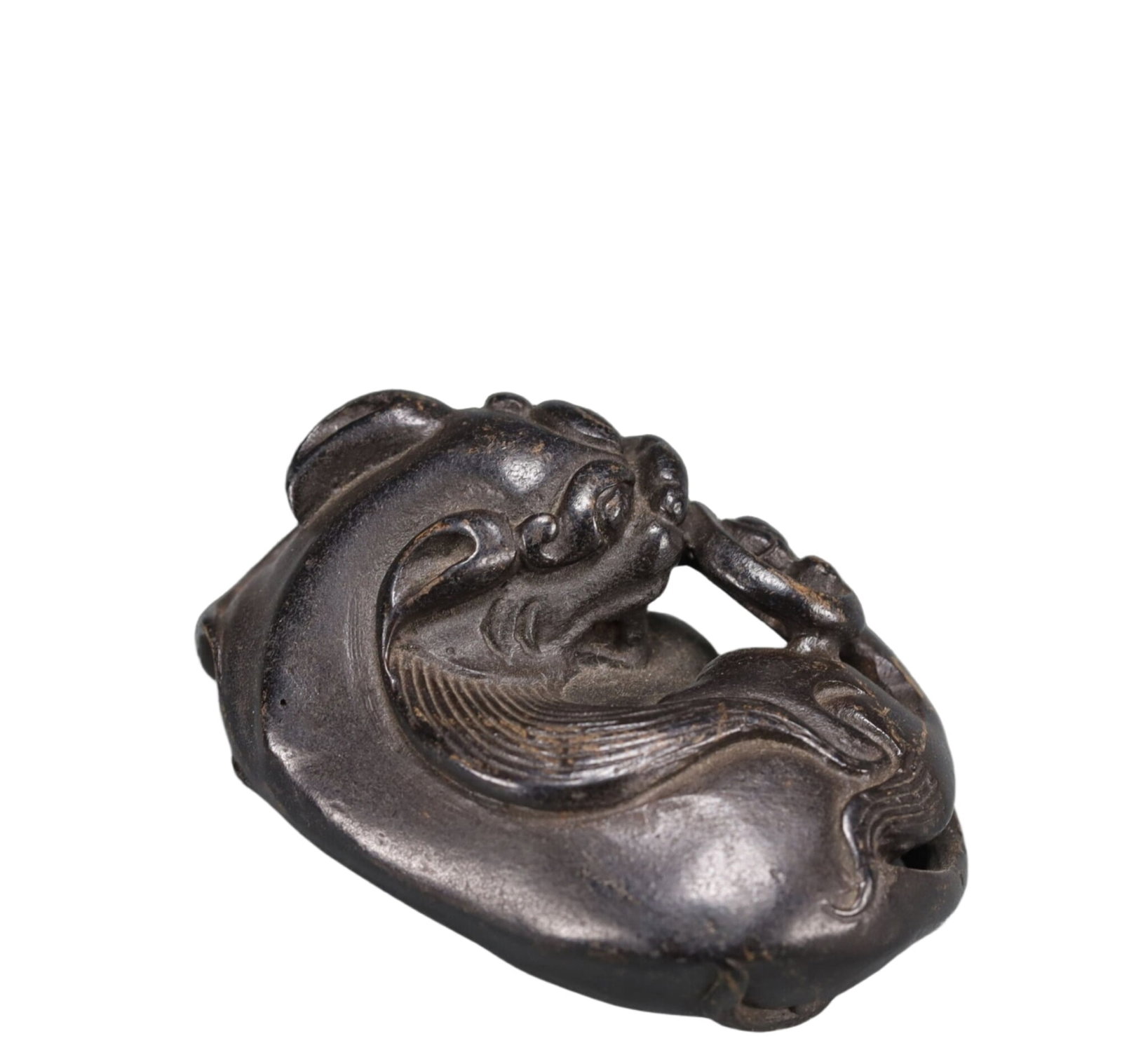 An Exquisite Bronze Auspicious Beast Ornament - 4
