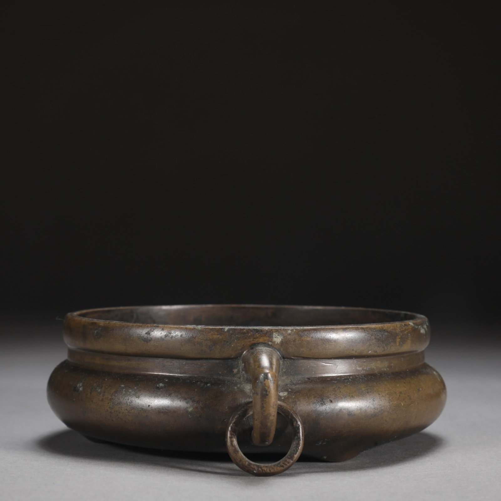 An Exquisite Bronze Double-Ears Censer - 2
